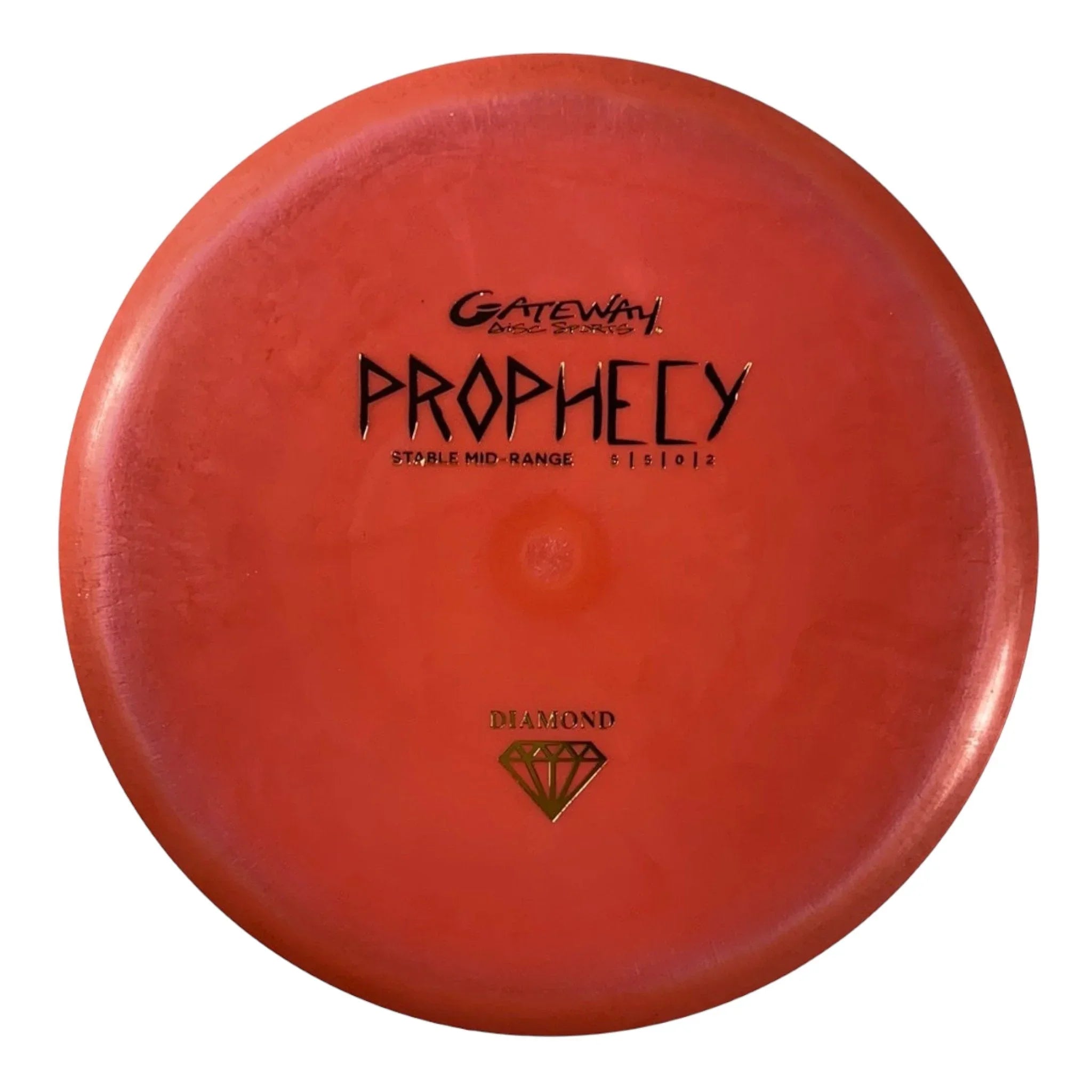 Gateway Disc Sports Prophecy | Diamond | Red/Gold 175 - 179g Disc Golf