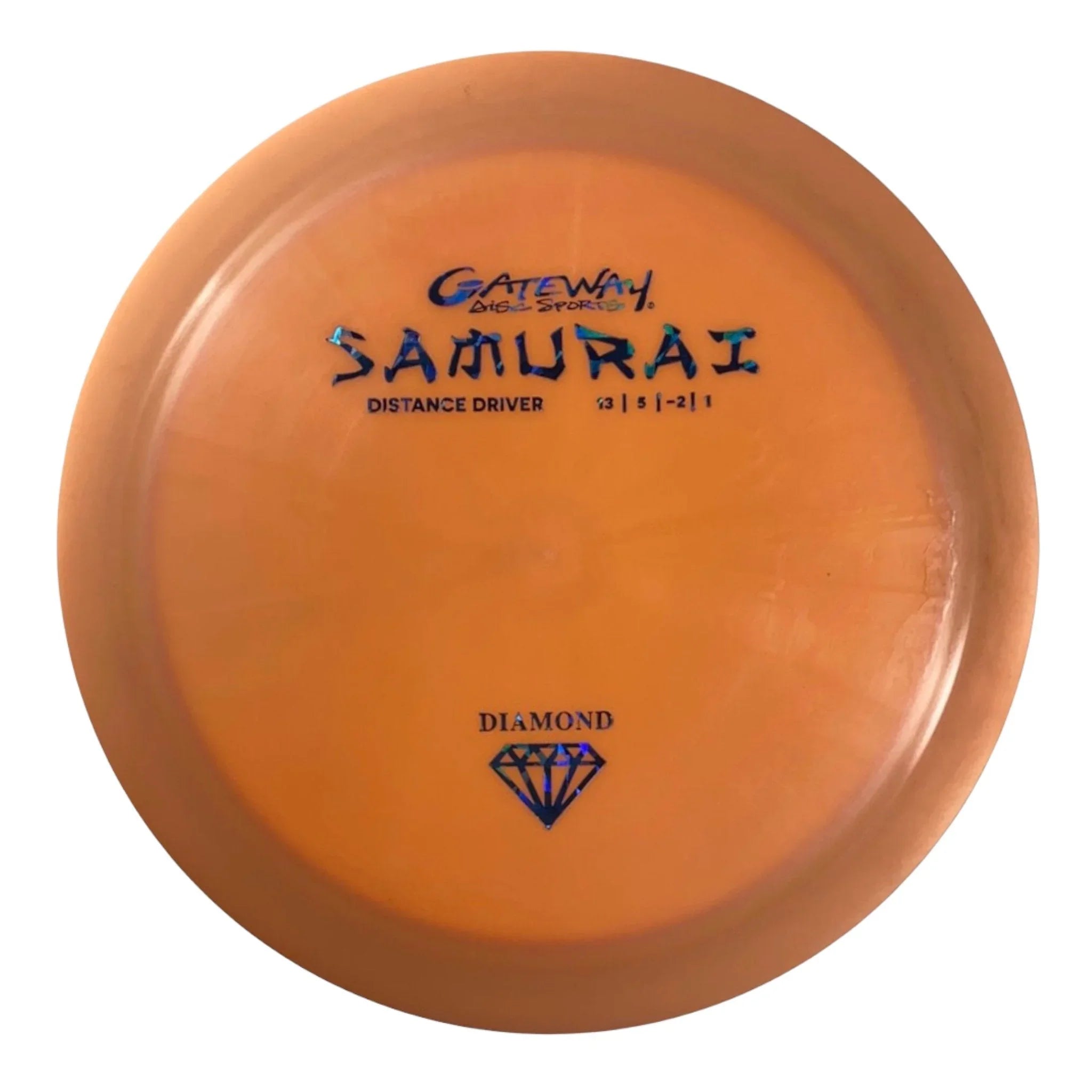 Gateway Disc Sports Samurai | Diamond | Orange/Blue 167 - 168g Disc Golf