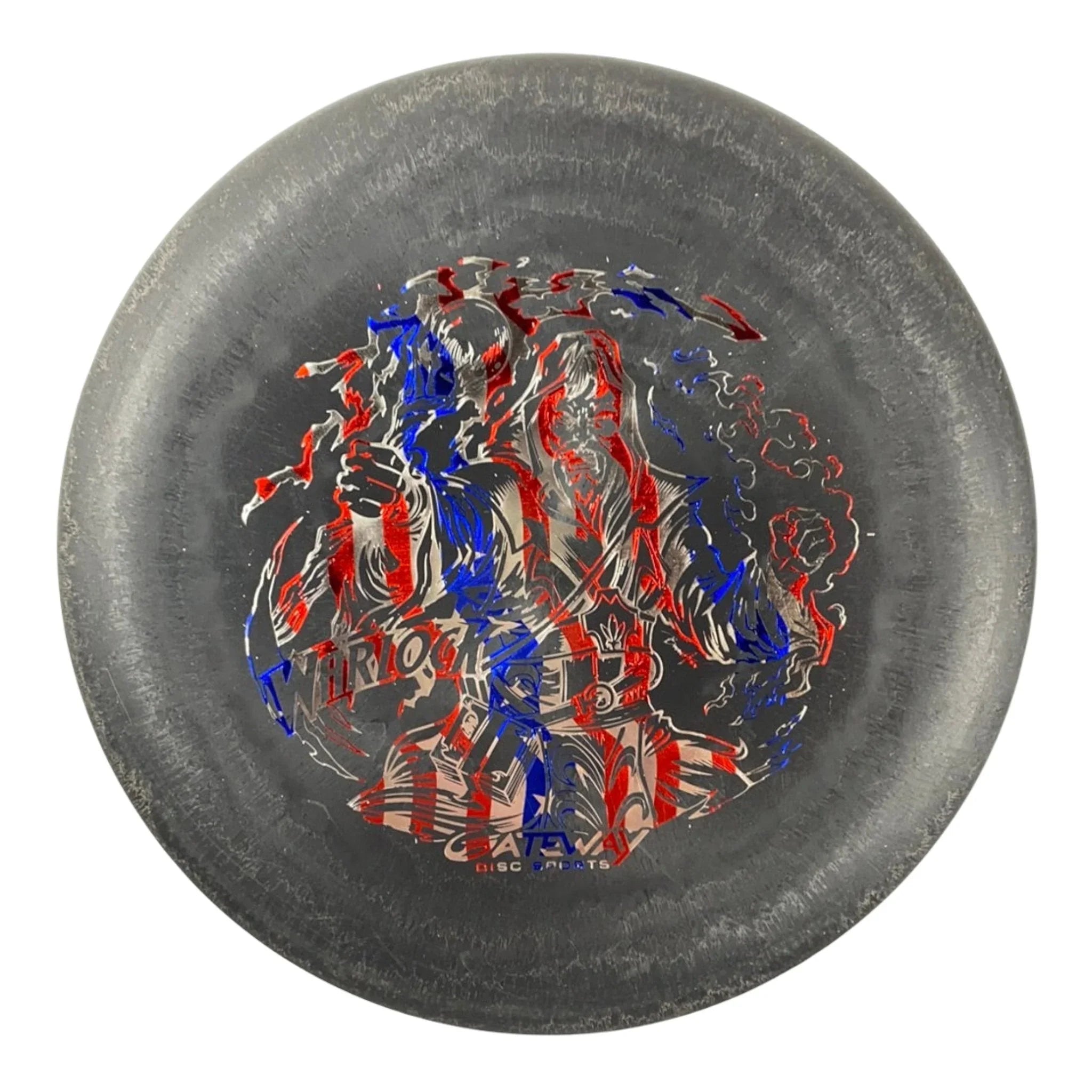 Gateway Disc Sports Warlock | Nylon Alloy | Black/USA 170 - 172g Disc Golf