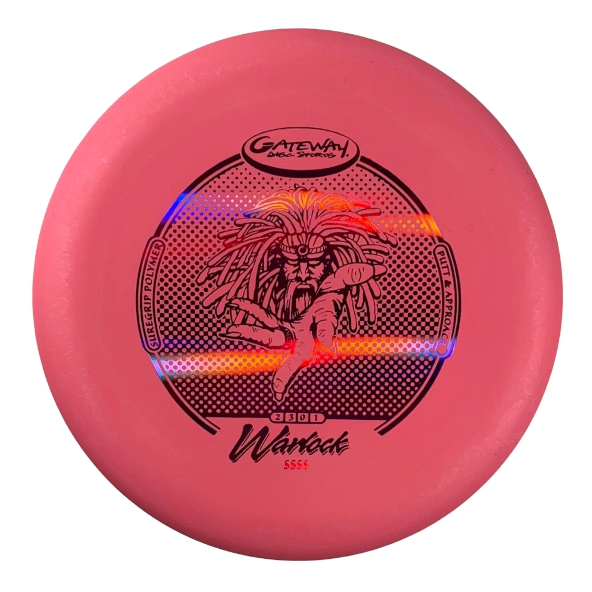 Gateway Disc Sports Warlock | Super Stupid Silly Soft (SSSS) | Pink/Pink 170 - 171g Disc Golf