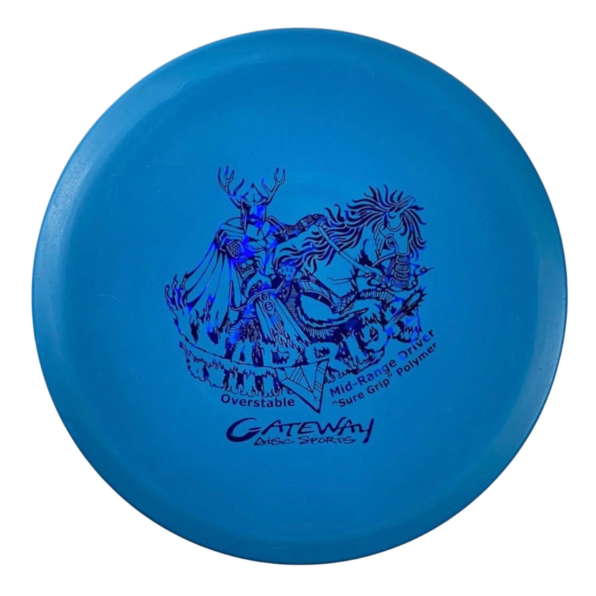 Gateway Disc Sports Warrior | Suregrip | Blue/Blue 177g Disc Golf