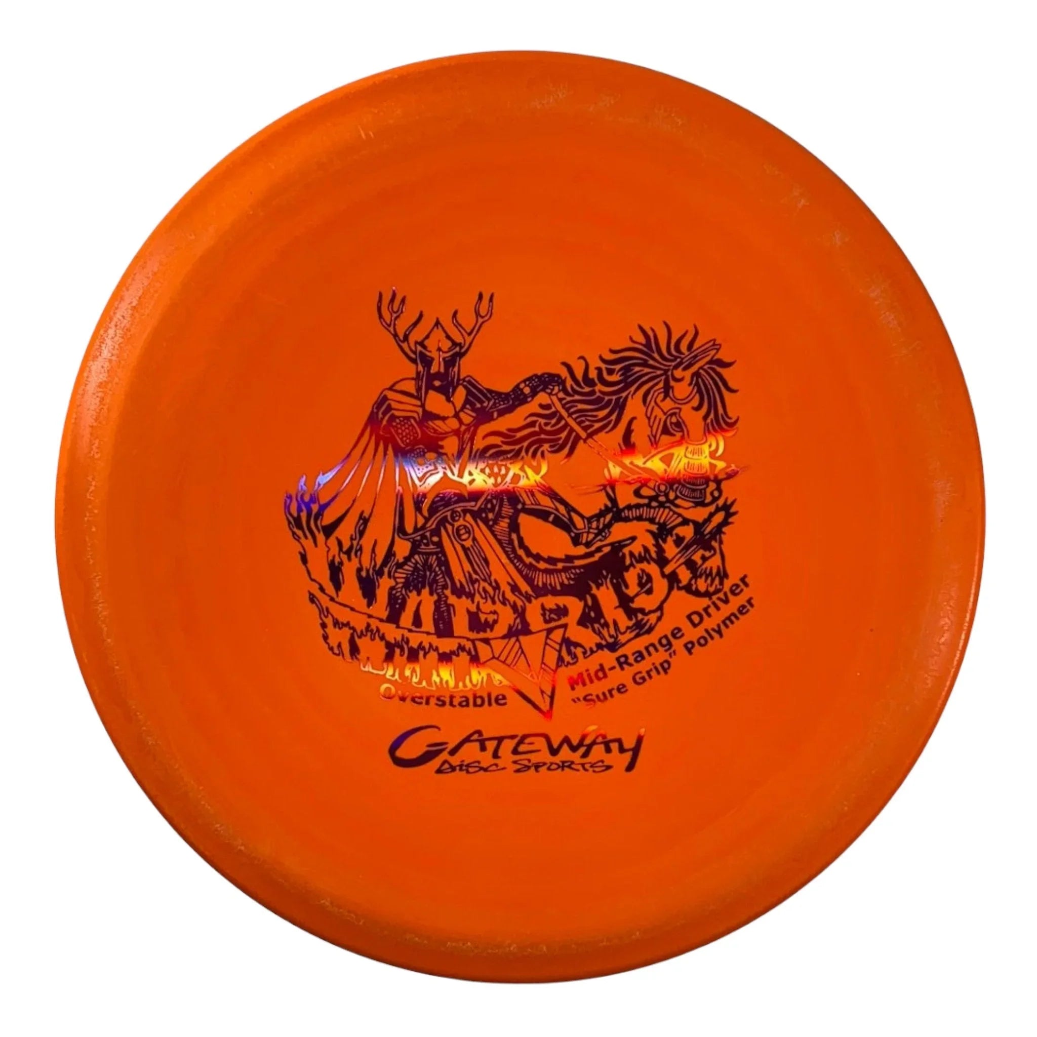 Gateway Disc Sports Warrior | Suregrip | Orange/Pink 179g Disc Golf