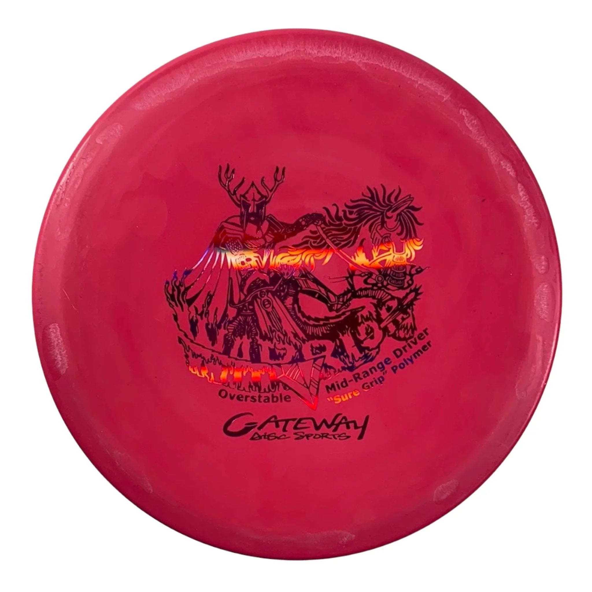 Gateway Disc Sports Warrior | Suregrip | Pink/Pink 173 - 176g Disc Golf