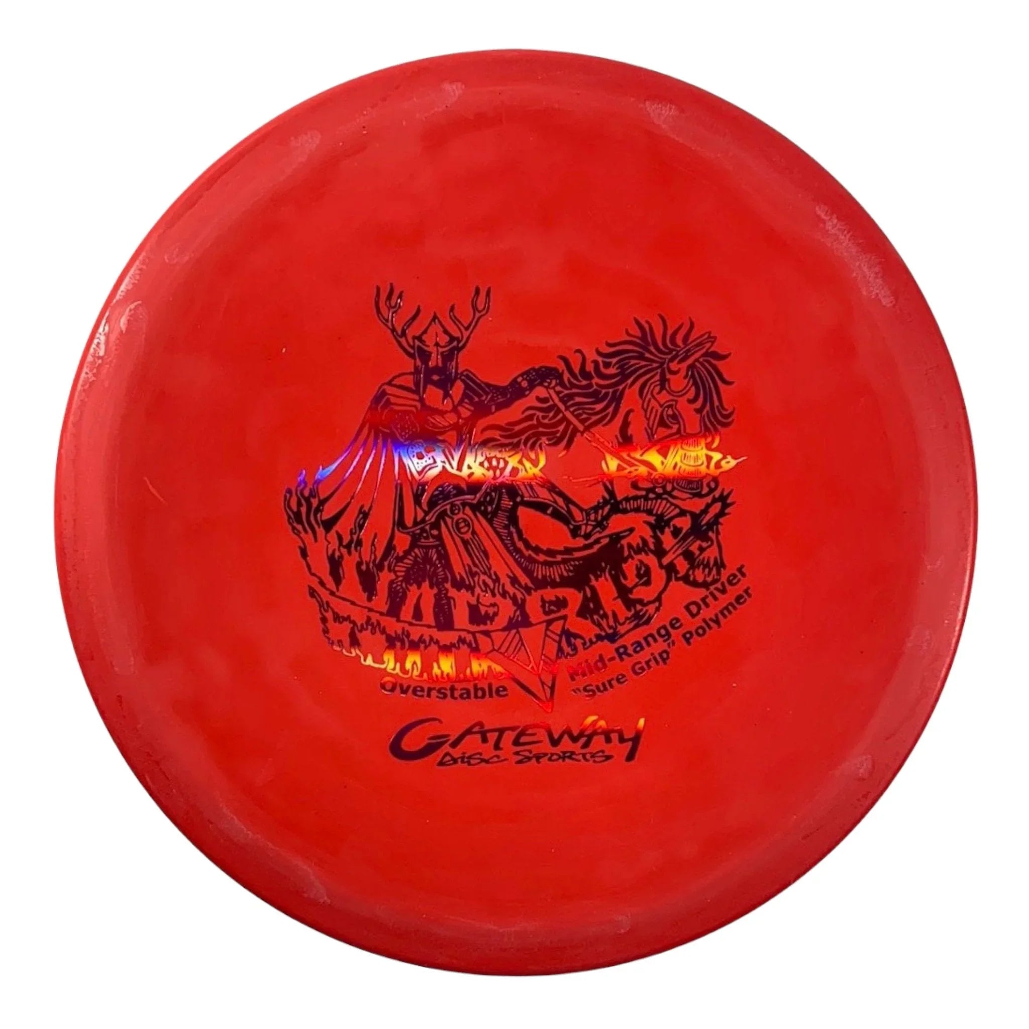 Gateway Disc Sports Warrior | Suregrip | Red/Pink 177g Disc Golf