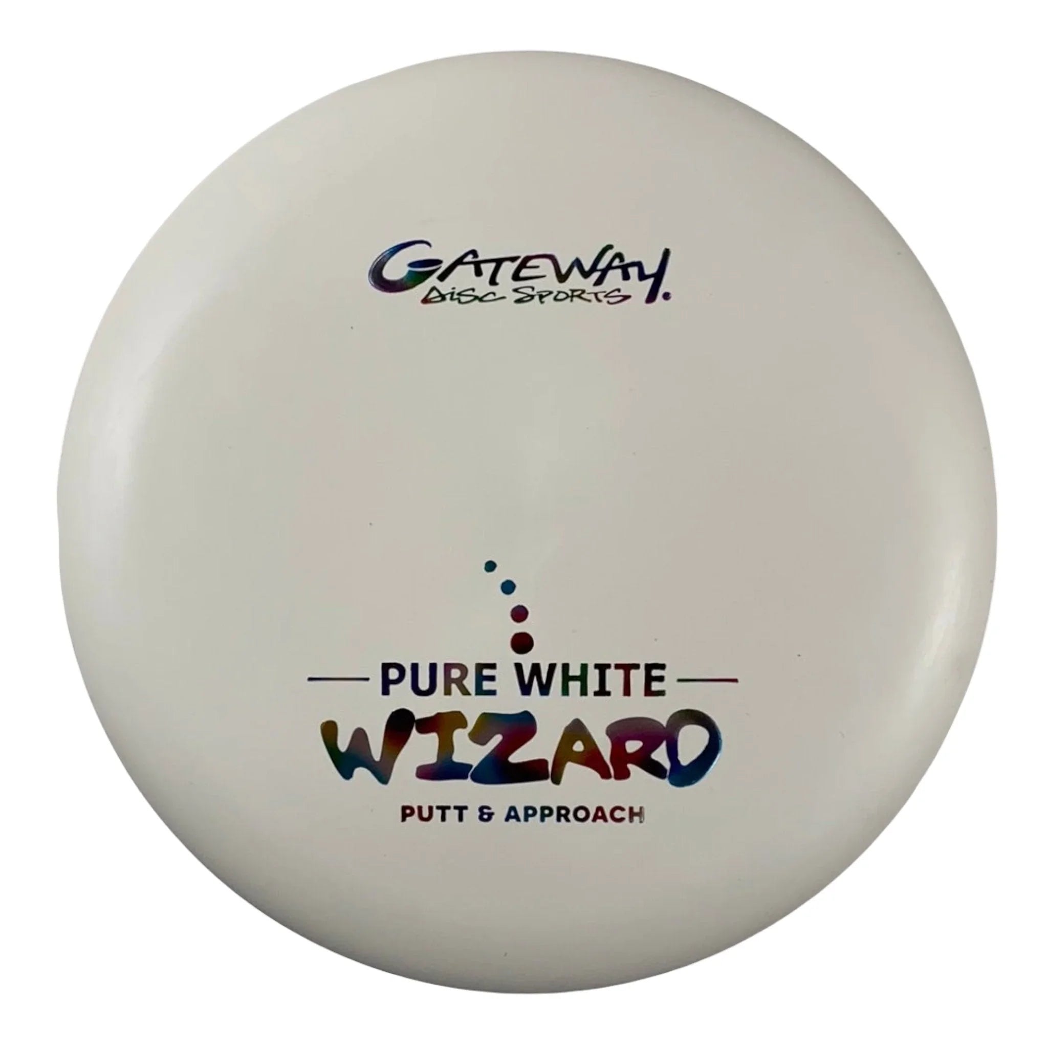 Gateway Disc Sports Wizard | Pure White | White/Rainbow 162 - 175g Disc Golf