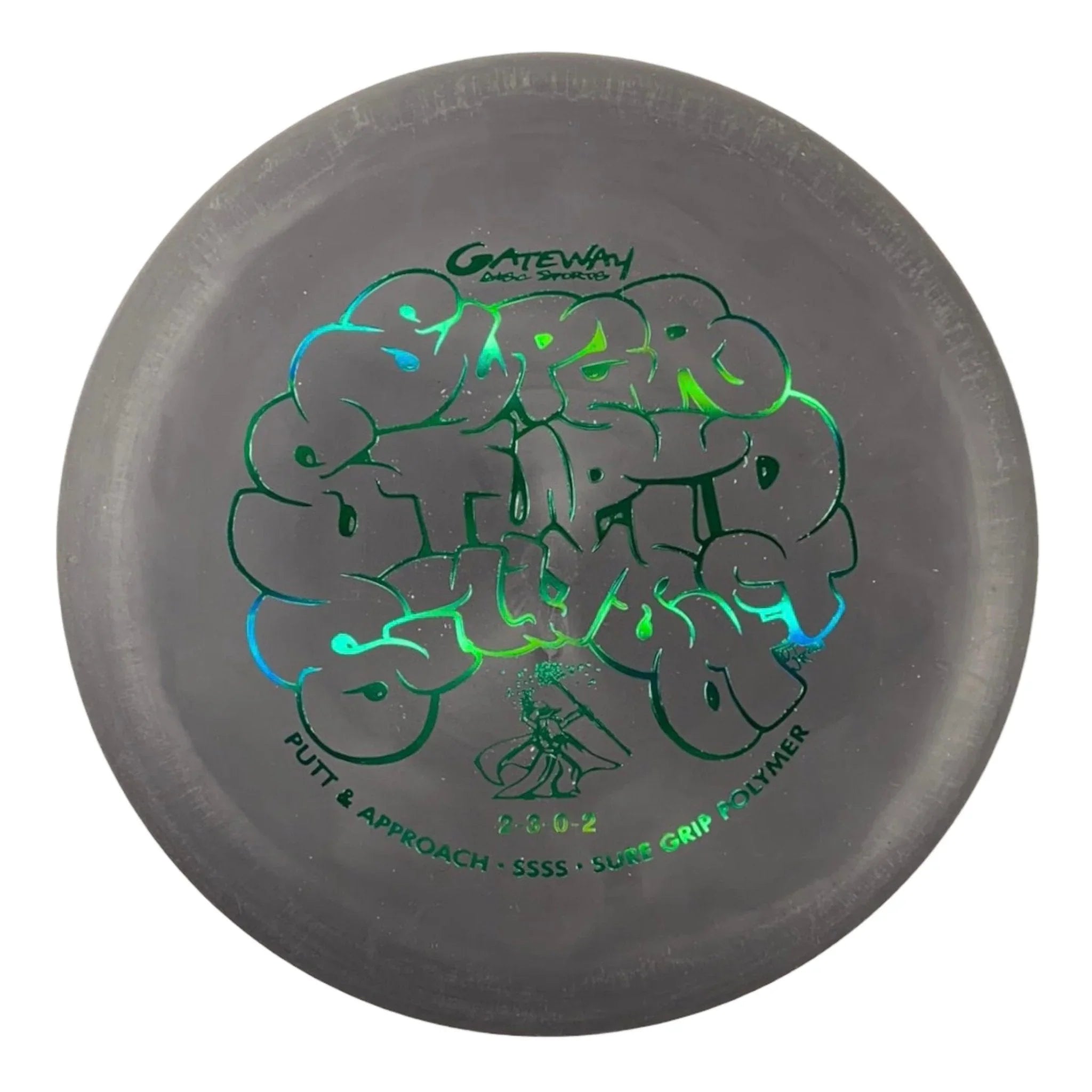 Gateway Disc Sports Wizard | Super Stupid Silly Soft (SSSS) | Black/Green 165g Disc Golf
