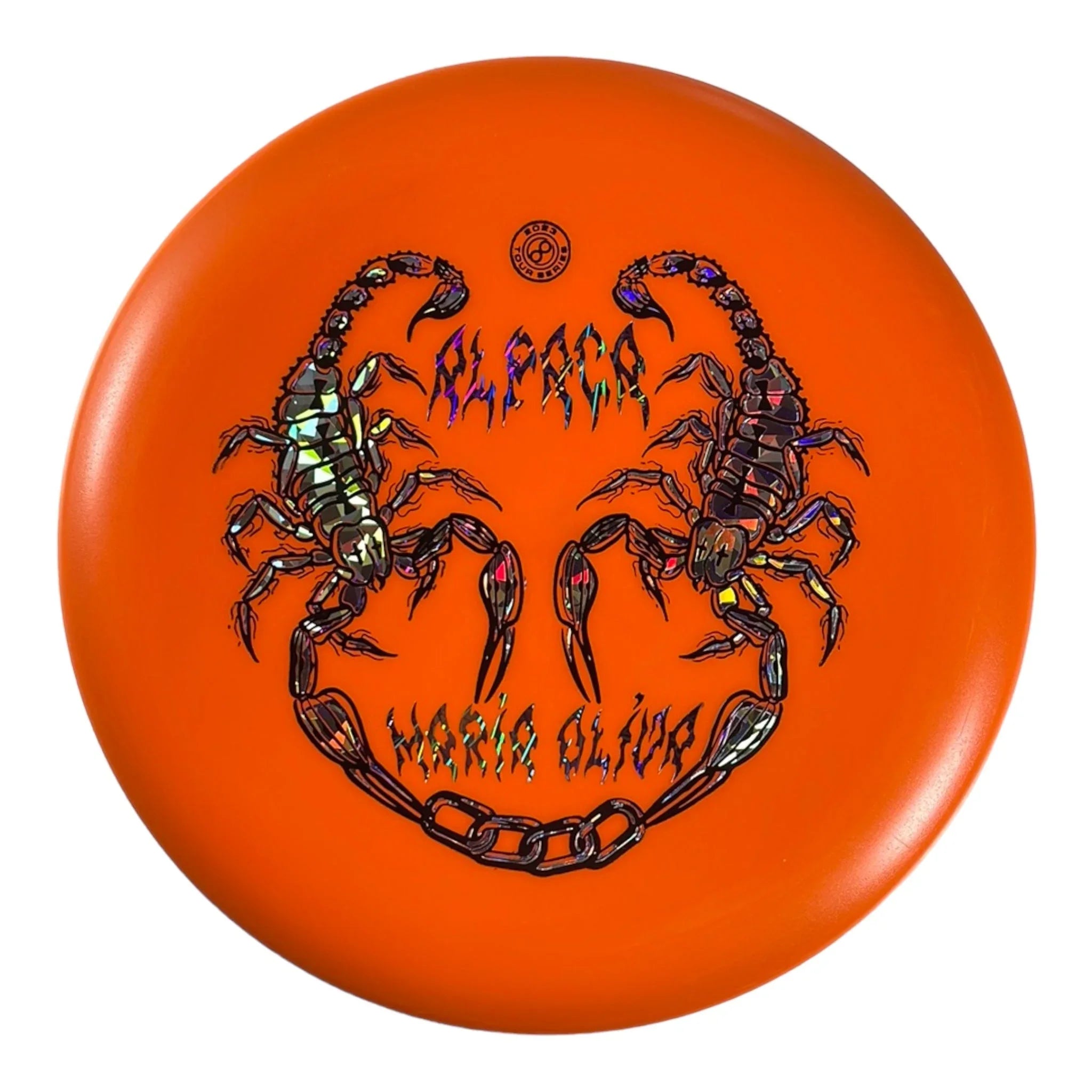 Infinite Discs Alpaca | D - Blend | Orange/Holo 170 - 172g (Maria Oliva) Disc Golf