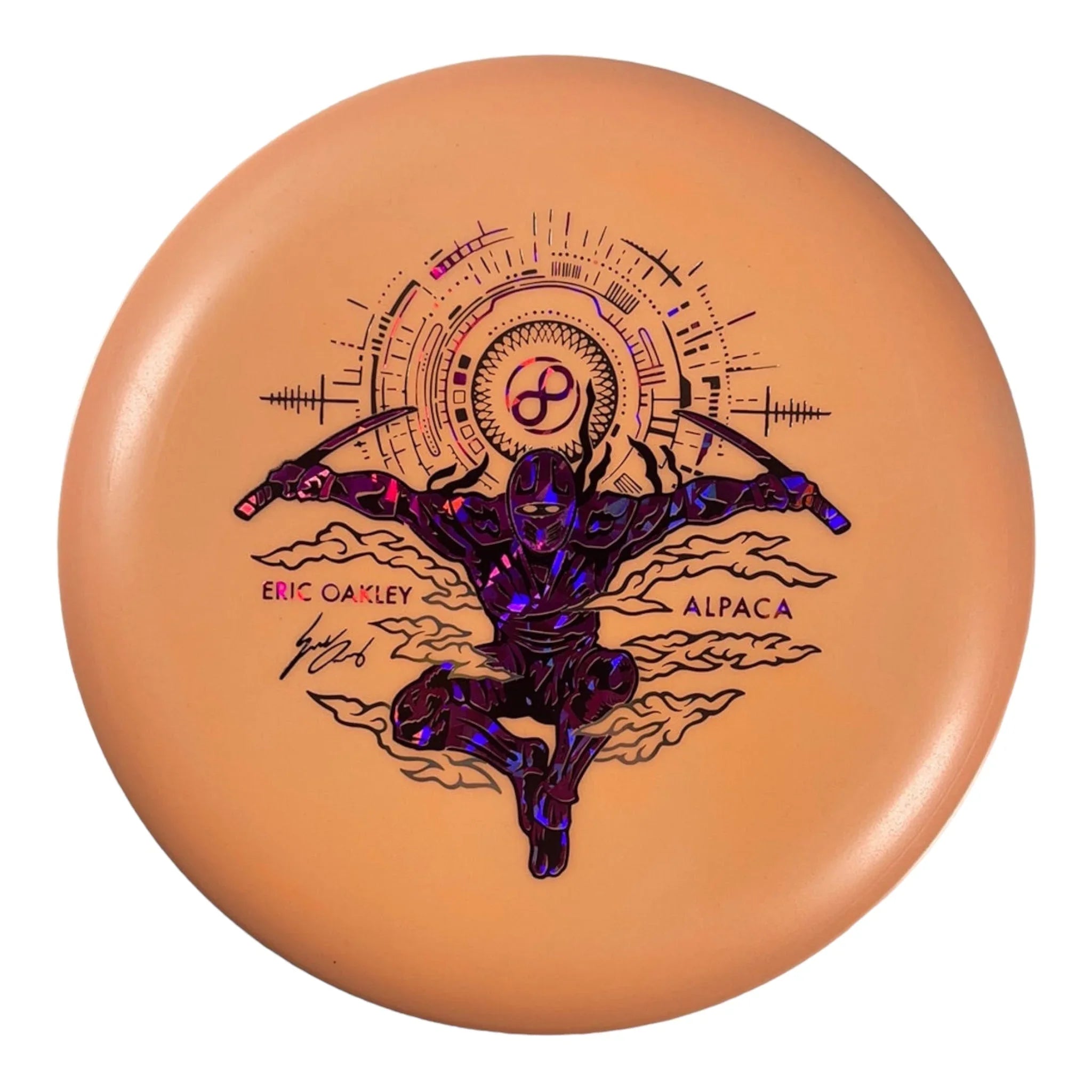 Infinite Discs Alpaca | P - Blend Glow | Orange/Pink 168g (Eric Oakley) Disc Golf
