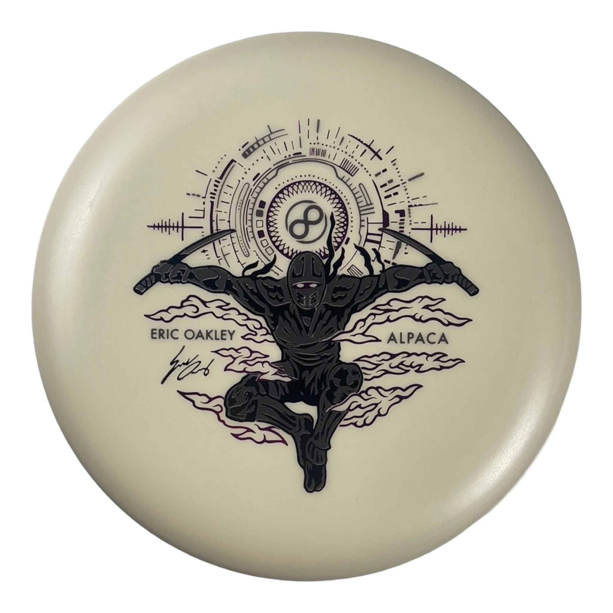 Infinite Discs Alpaca | P - Blend Glow | Tan/Pink 169g (Eric Oakley) Disc Golf