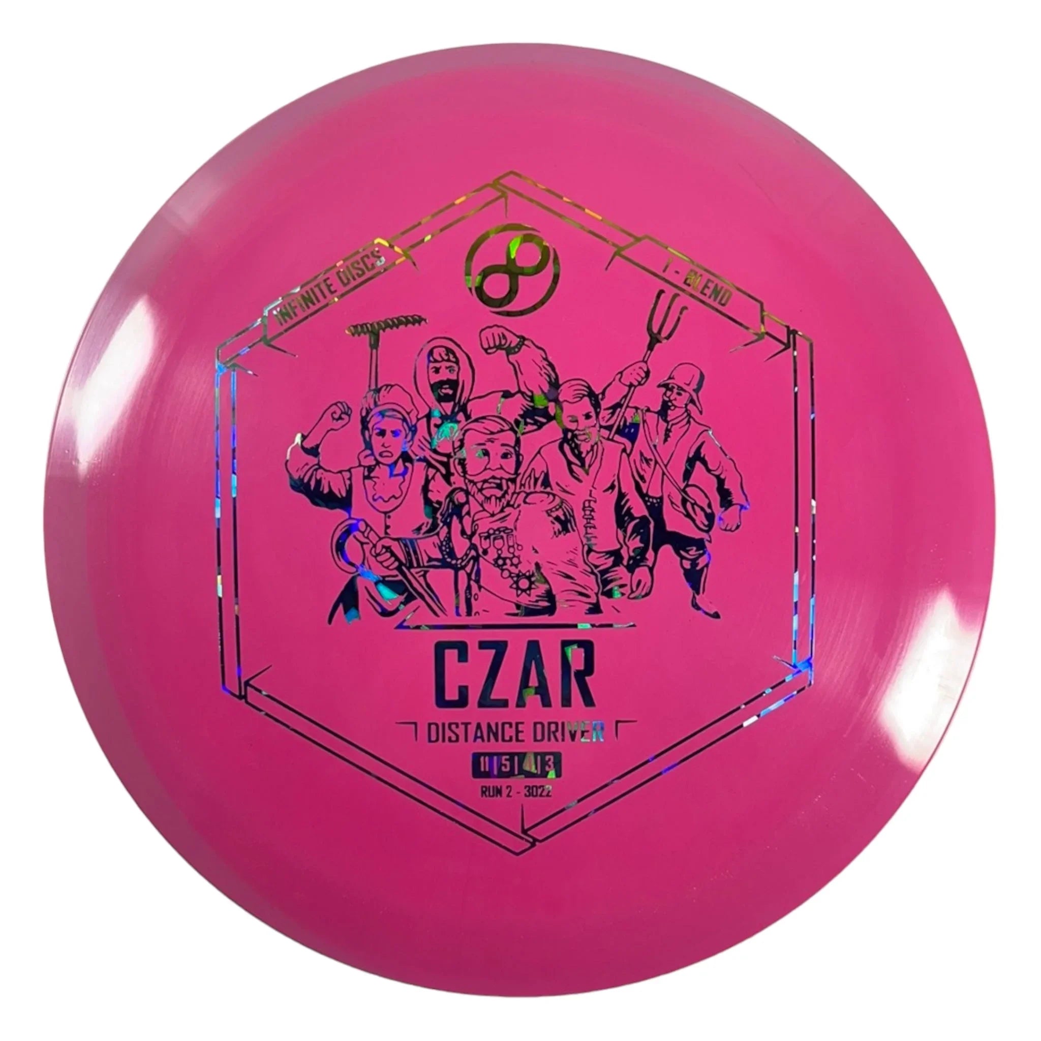 Infinite Discs Czar | I - Blend | Pink/Blue 172g Disc Golf