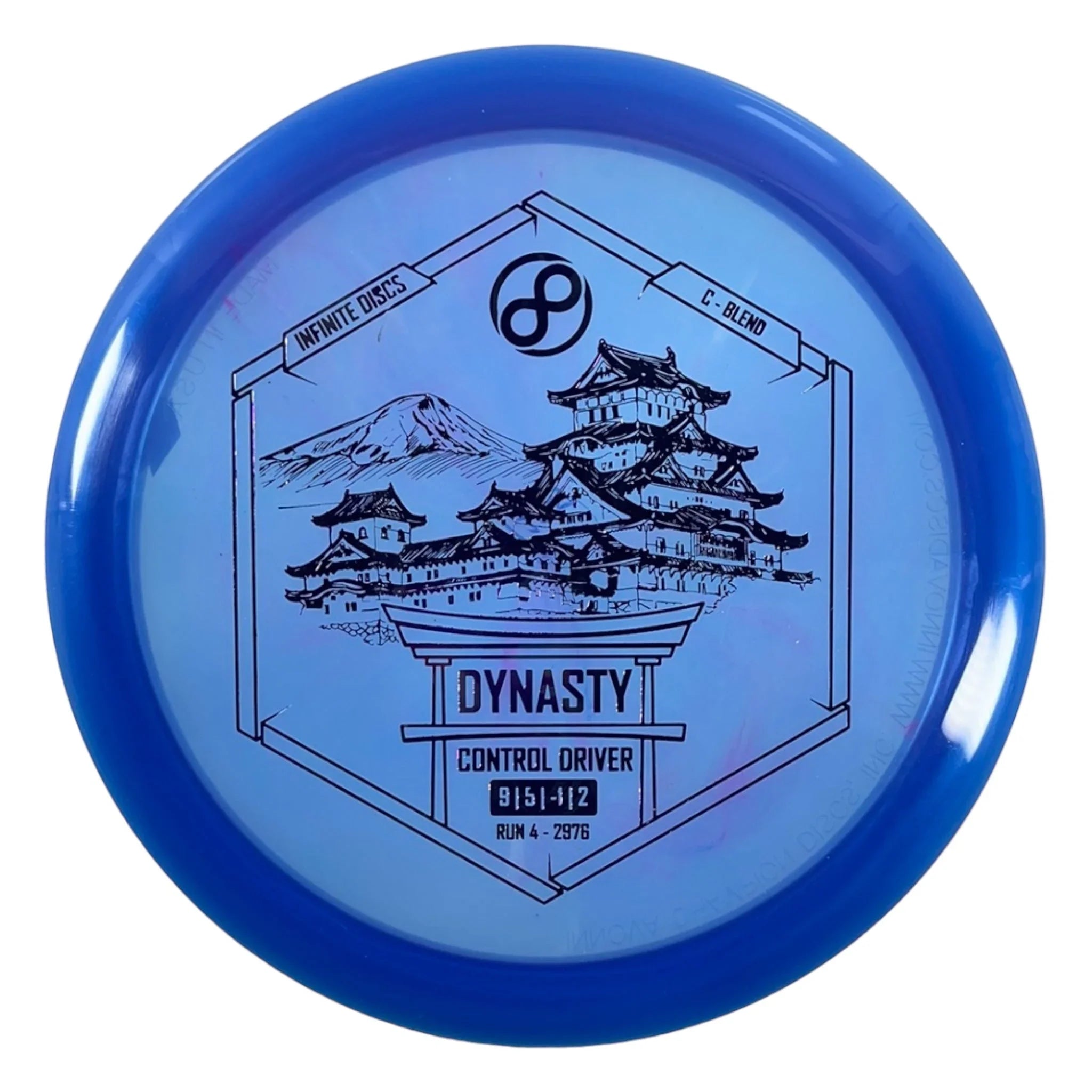 Infinite Discs Dynasty | C - Blend | Blue/Rose 173g Disc Golf