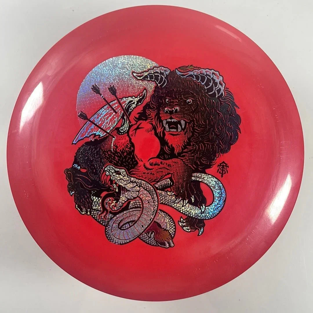 Infinite Discs Emperor | G - blend | Red/Rainbow 173g Disc Golf