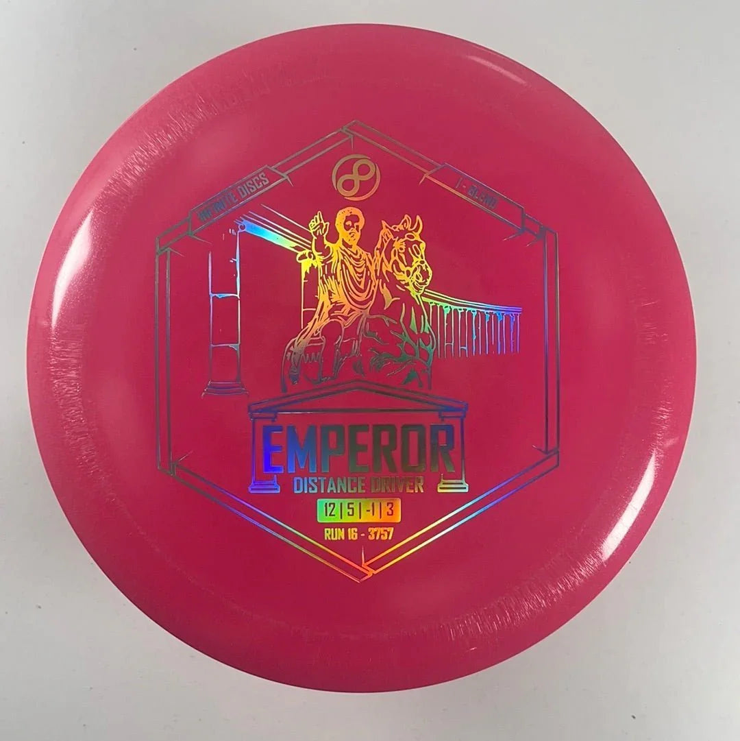 Infinite Discs Emperor | I - Blend | Pink/Holo 169g Disc Golf