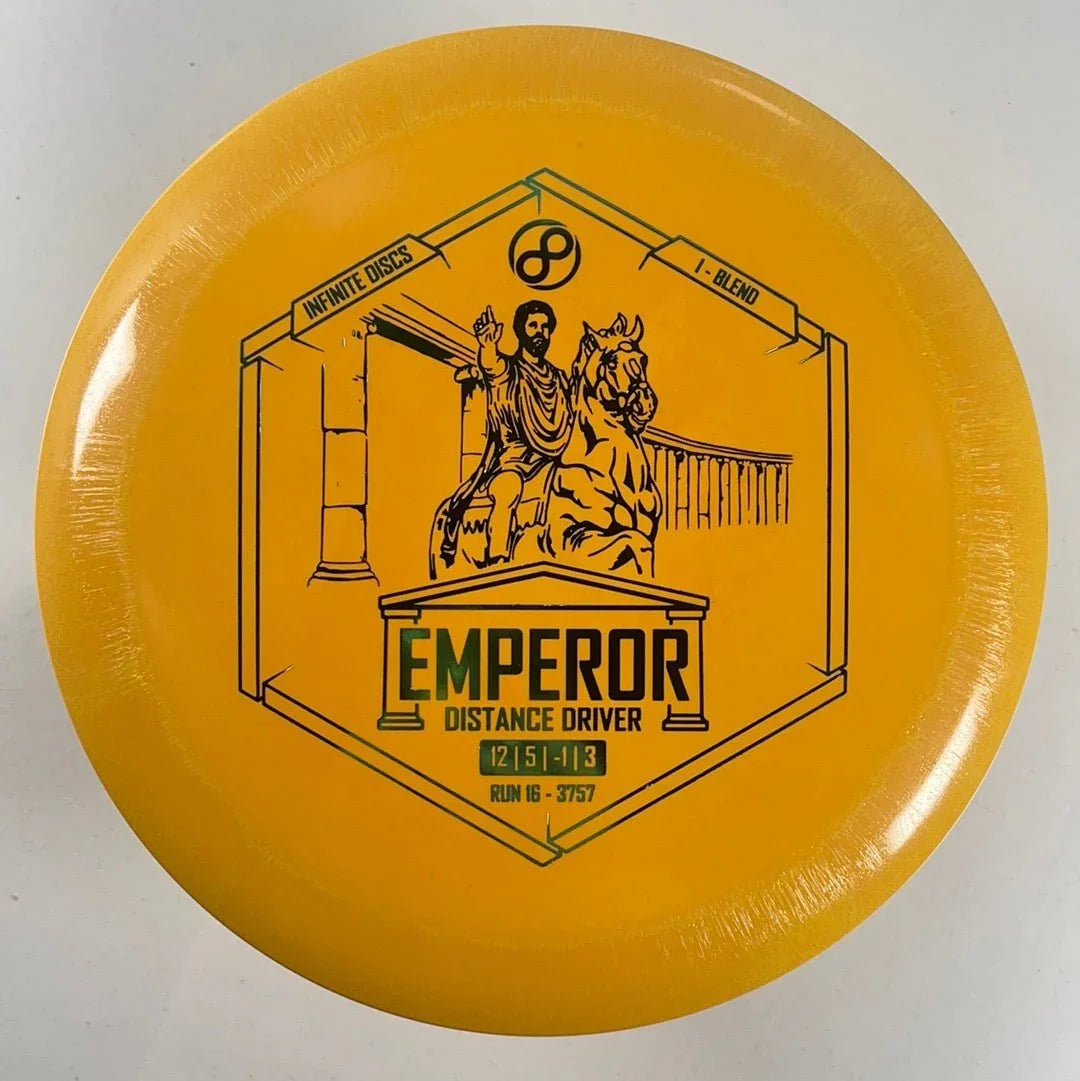 Infinite Discs Emperor | I - Blend | Yellow/Green 166 - 173g Disc Golf