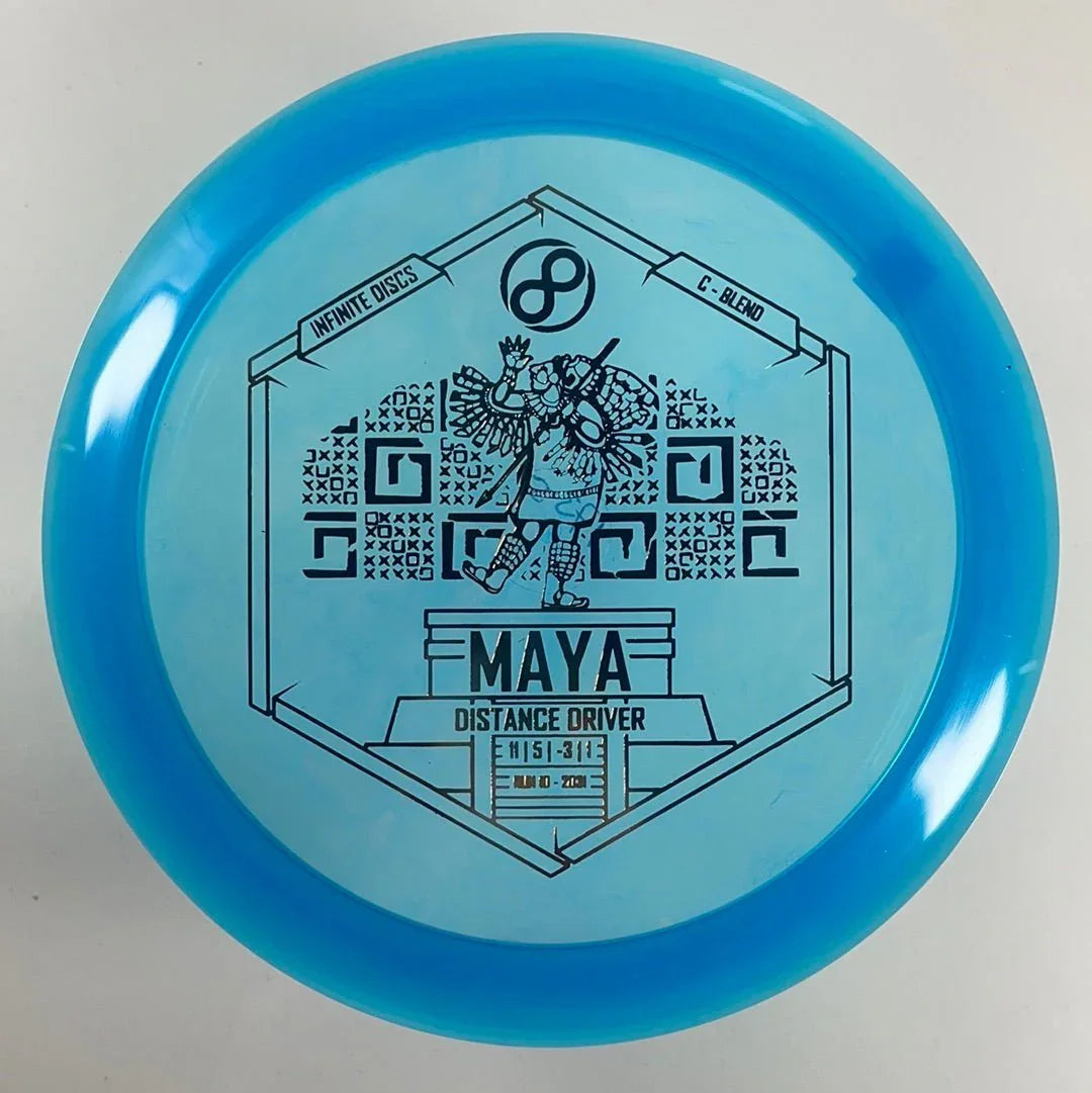 Infinite Discs Maya | C - Blend | Blue/Brown 173g Disc Golf