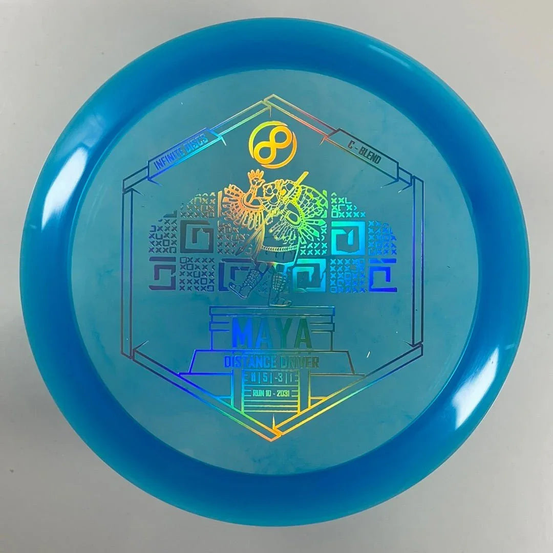 Infinite Discs Maya | C - Blend | Blue/Holo 173g Disc Golf