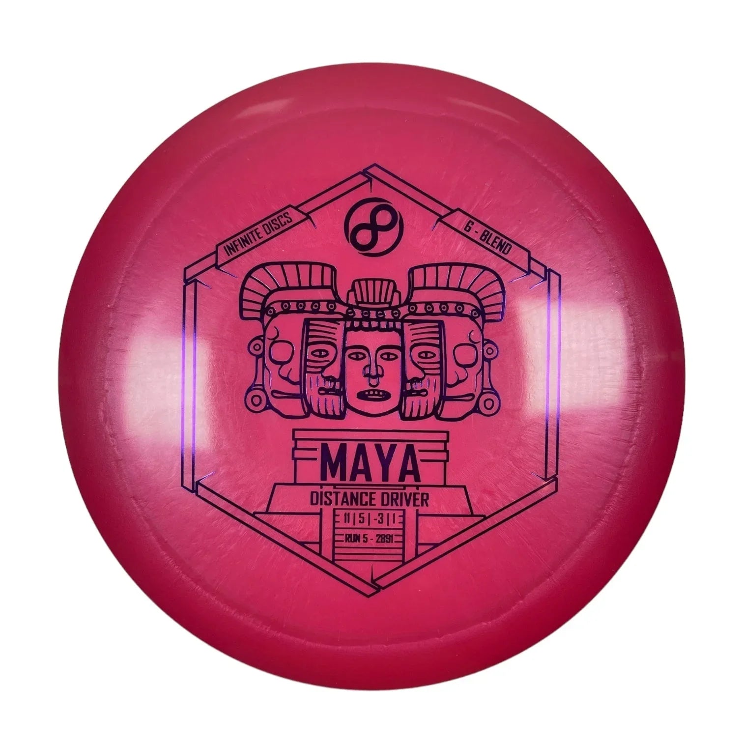 Infinite Discs Maya | G - Blend | Pink/Purple 173g Disc Golf
