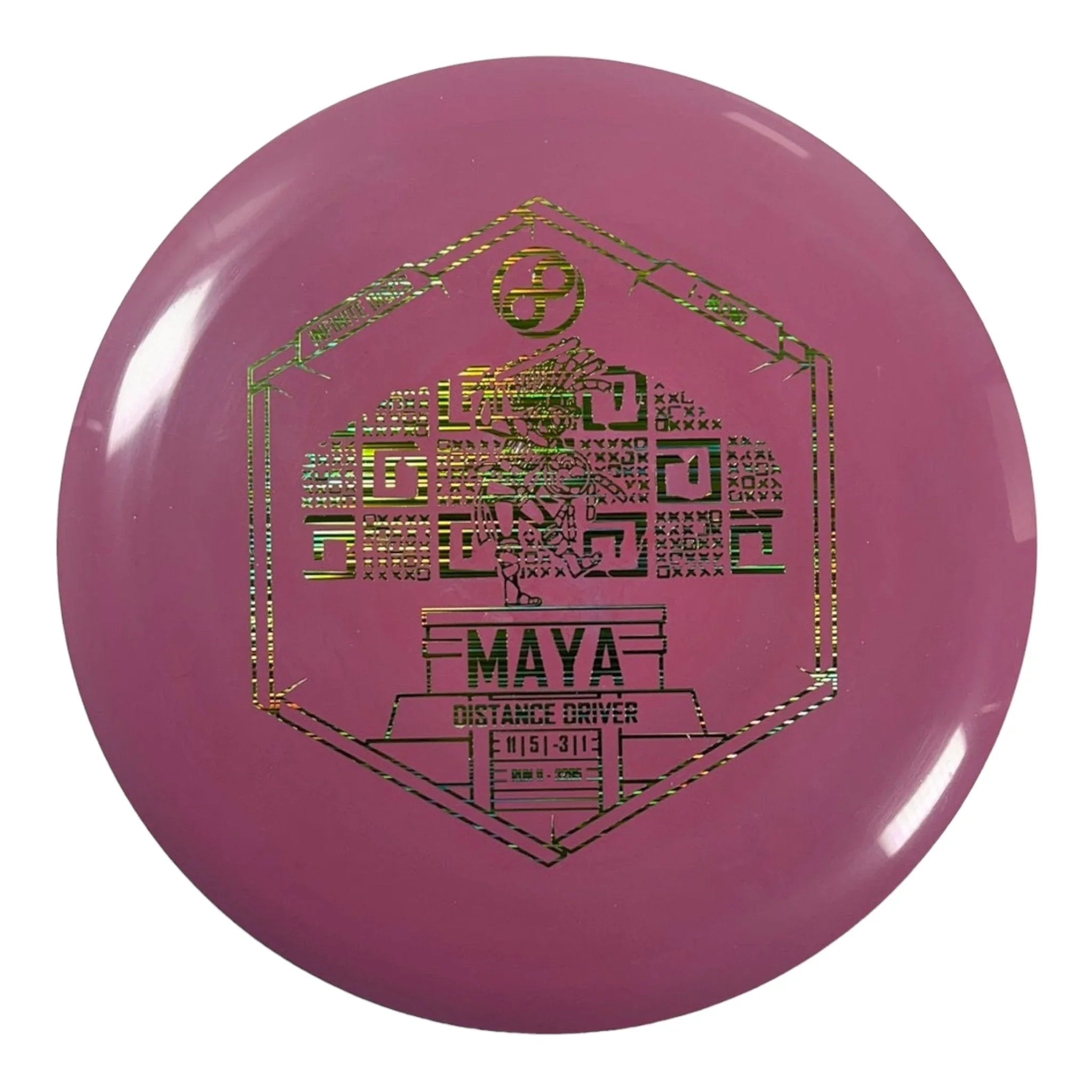 Infinite Discs Maya | I - Blend | Pink/Green 166g Disc Golf