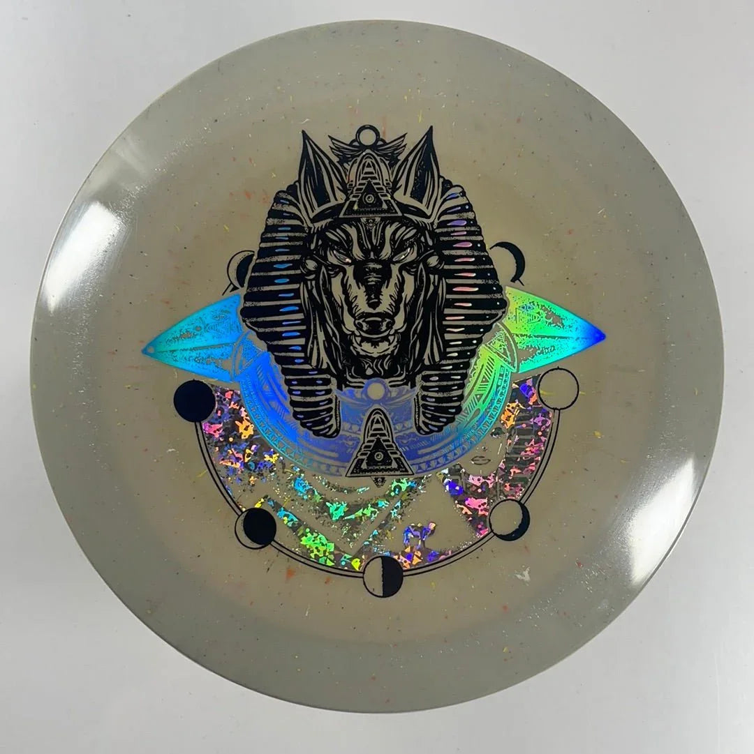 Infinite Discs Pharaoh | Splatter S - Blend | Tan/Holo 169g Disc Golf