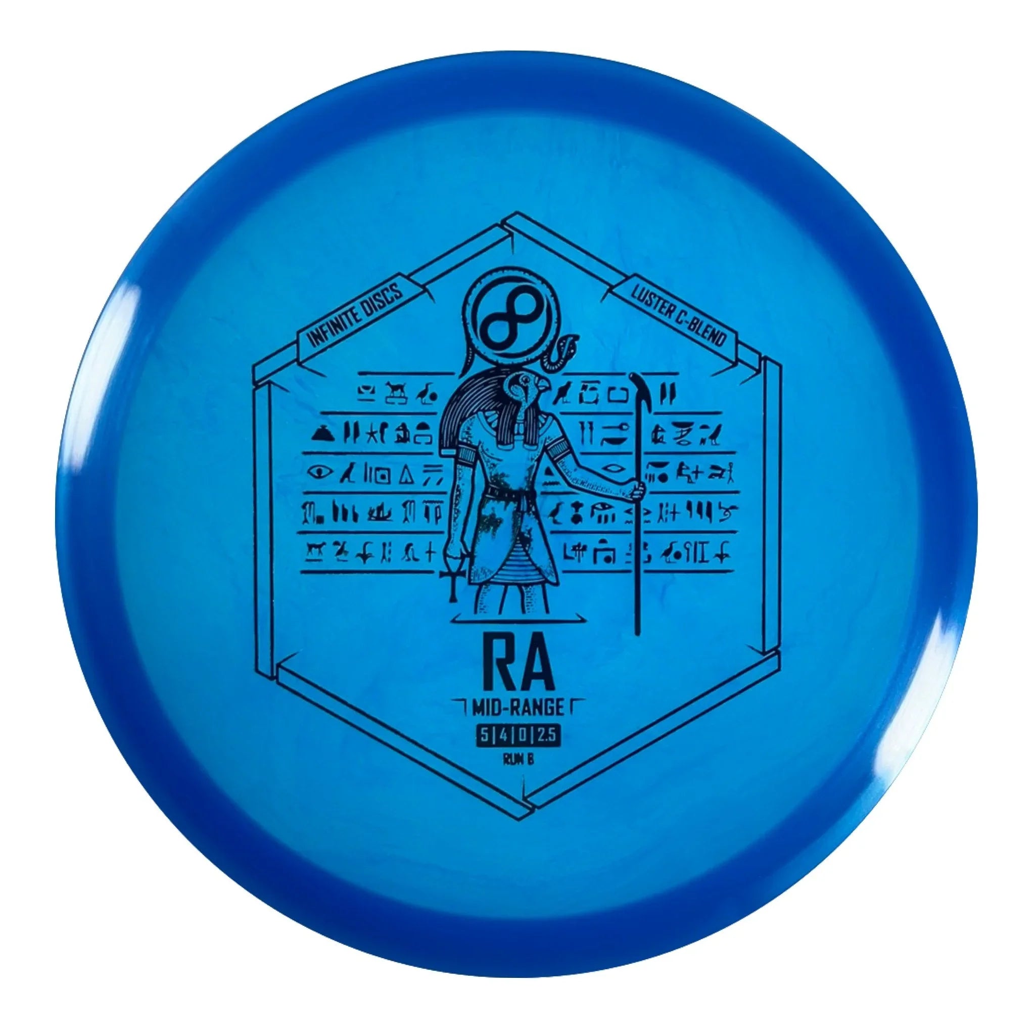 Infinite Discs Ra | Luster C - Blend | Blue/Green 180g Disc Golf