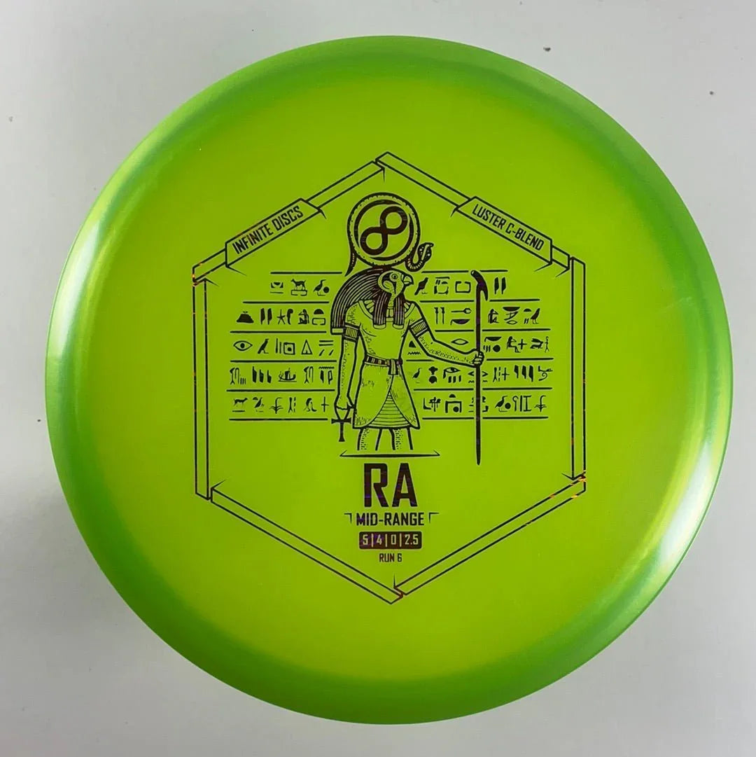 Infinite Discs Ra | Luster C - Blend | Green/Pink 175g Disc Golf
