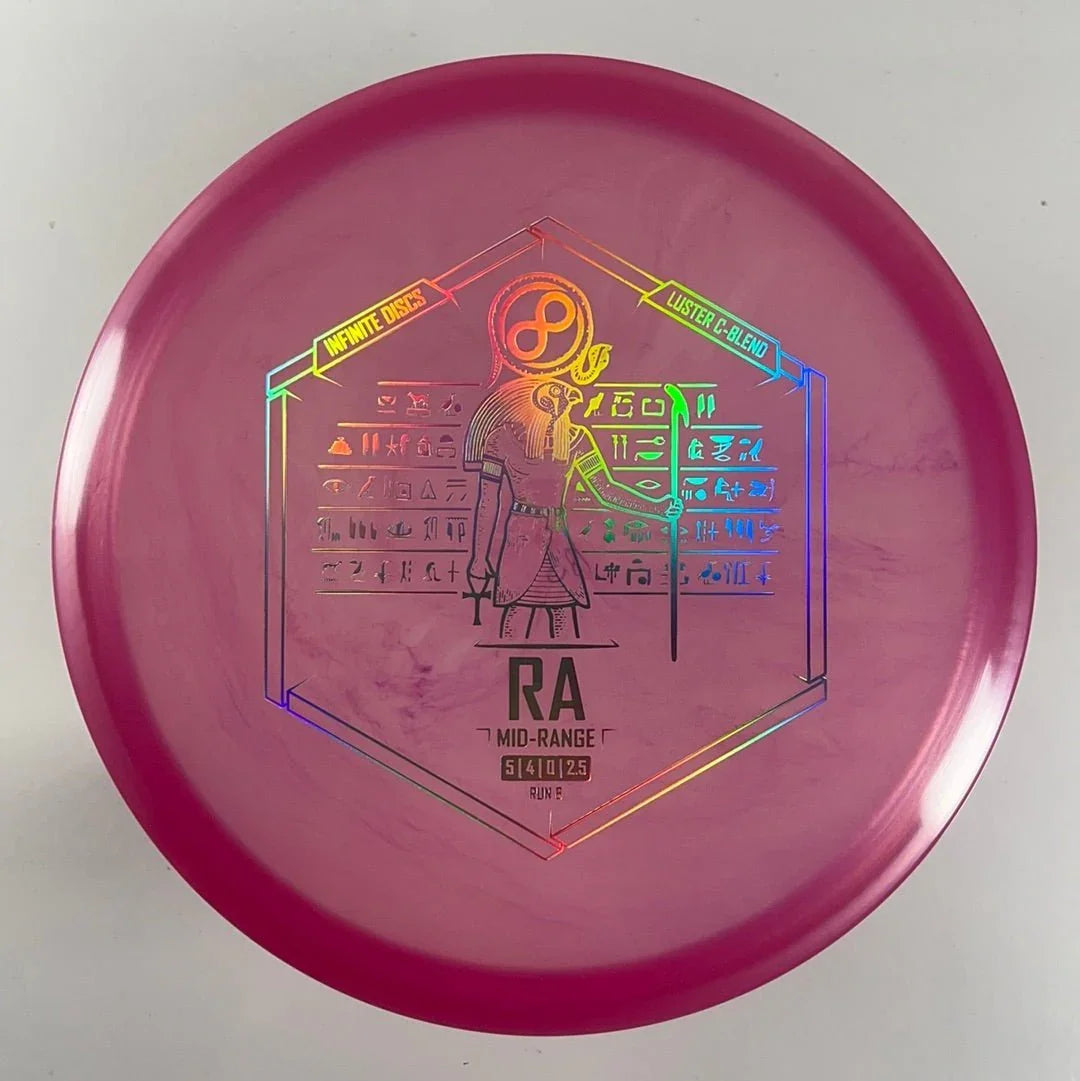 Infinite Discs Ra | Luster C - Blend | Pink/Holo 180g Disc Golf