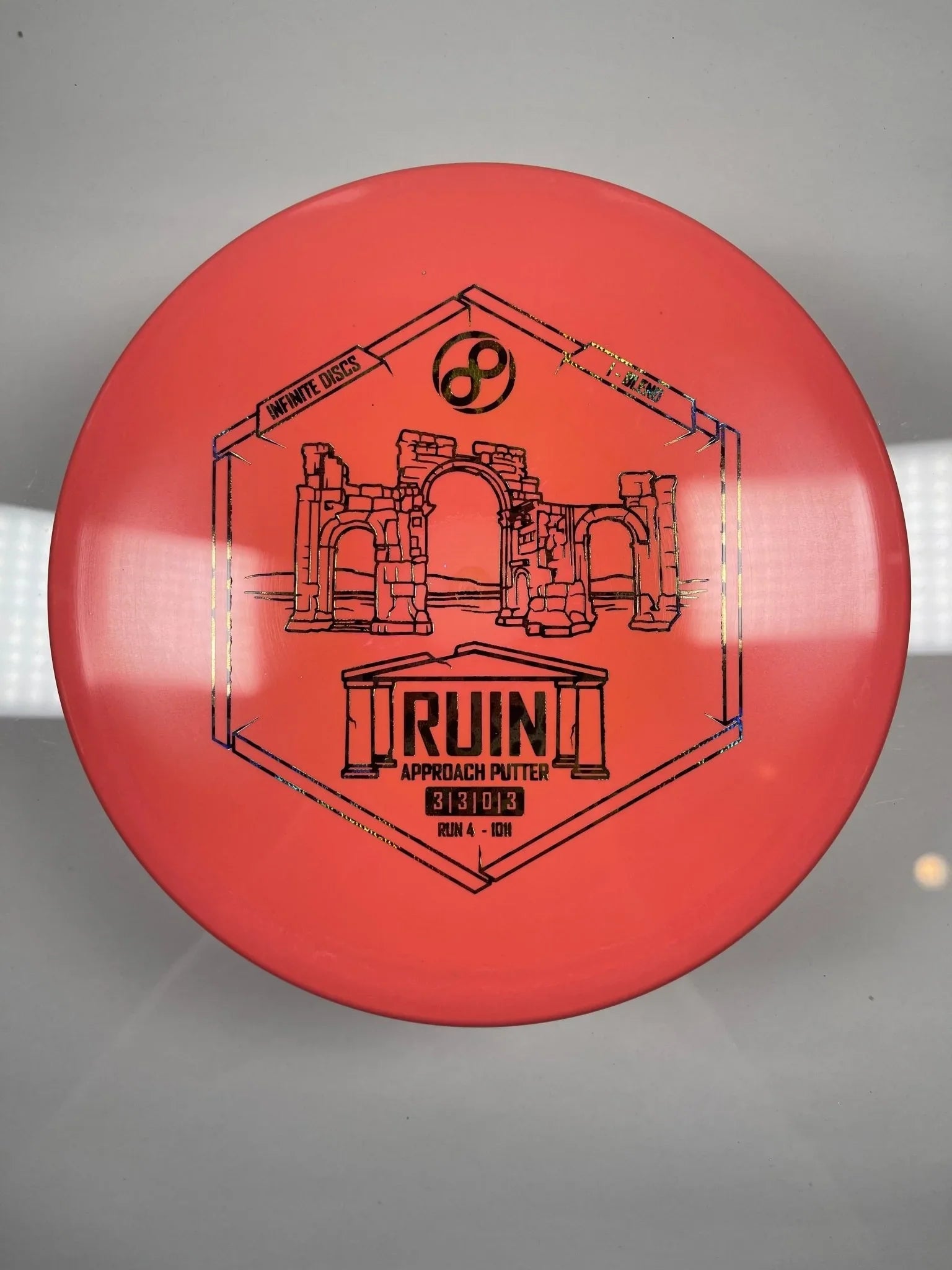 Infinite Discs Ruin | I - Blend | Coral/Multi 172g Disc Golf