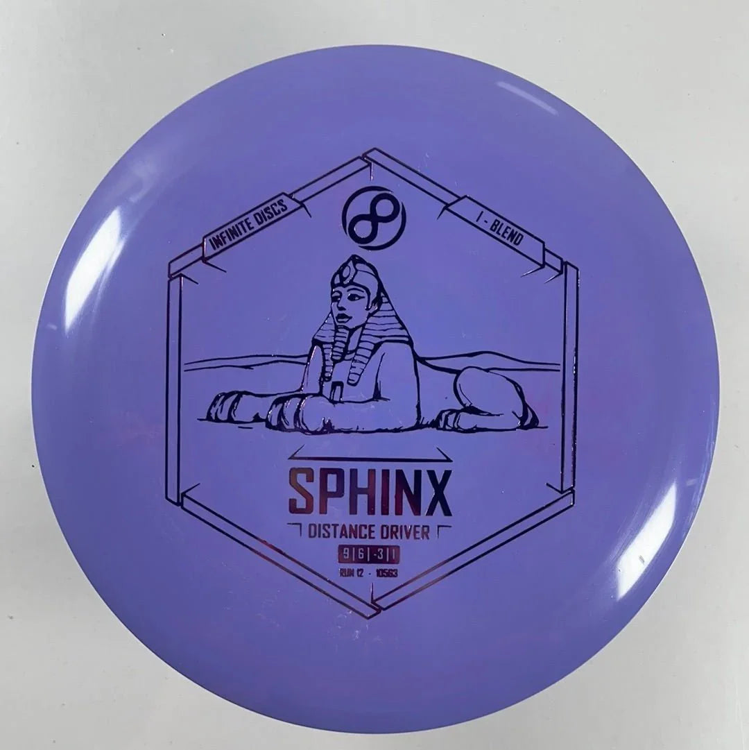 Infinite Discs Sphinx | I - Blend | Purple/Pink 173g Disc Golf