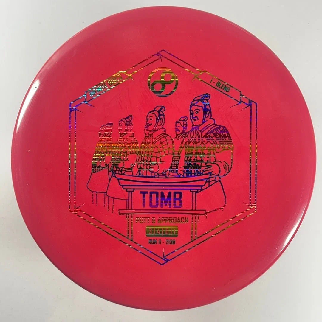 Infinite Discs Tomb | I - Blend | Red/Rainbow 170g Disc Golf