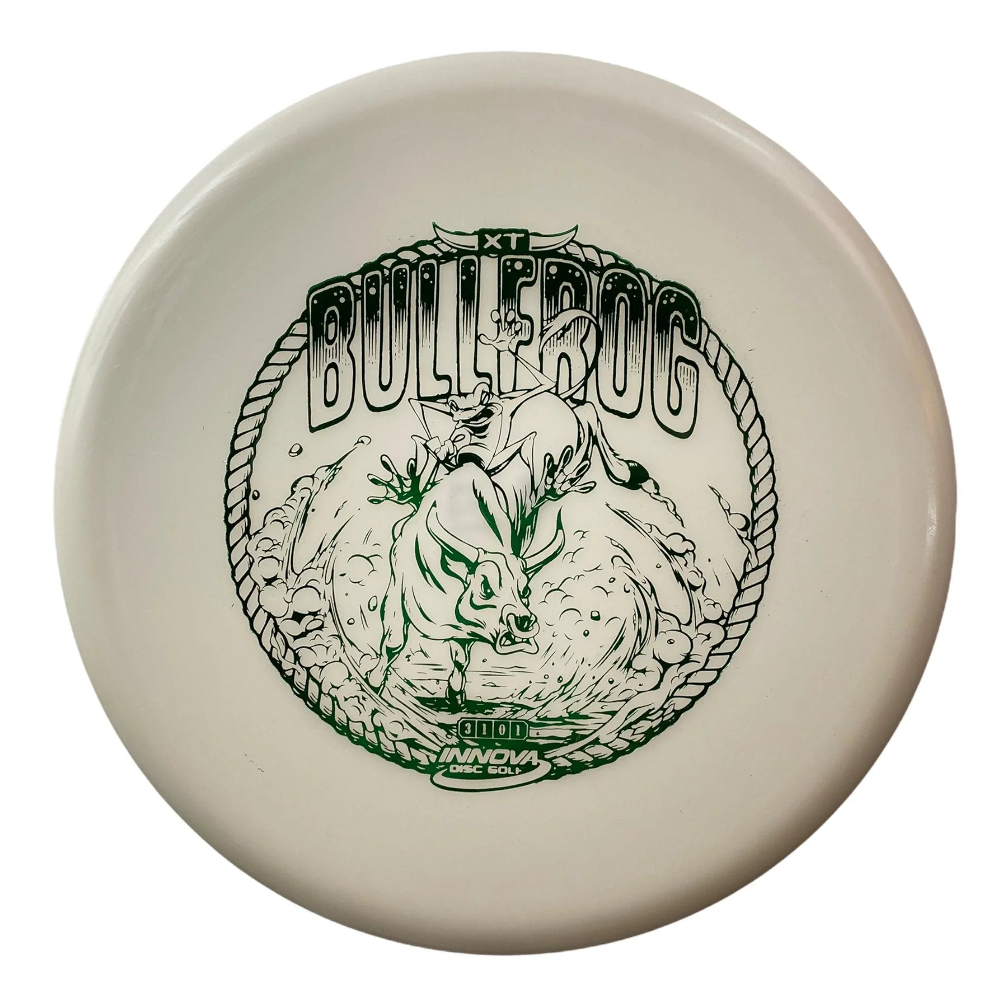 Innova Champion Discs Bullfrog | XT | White/Green 171g Disc Golf