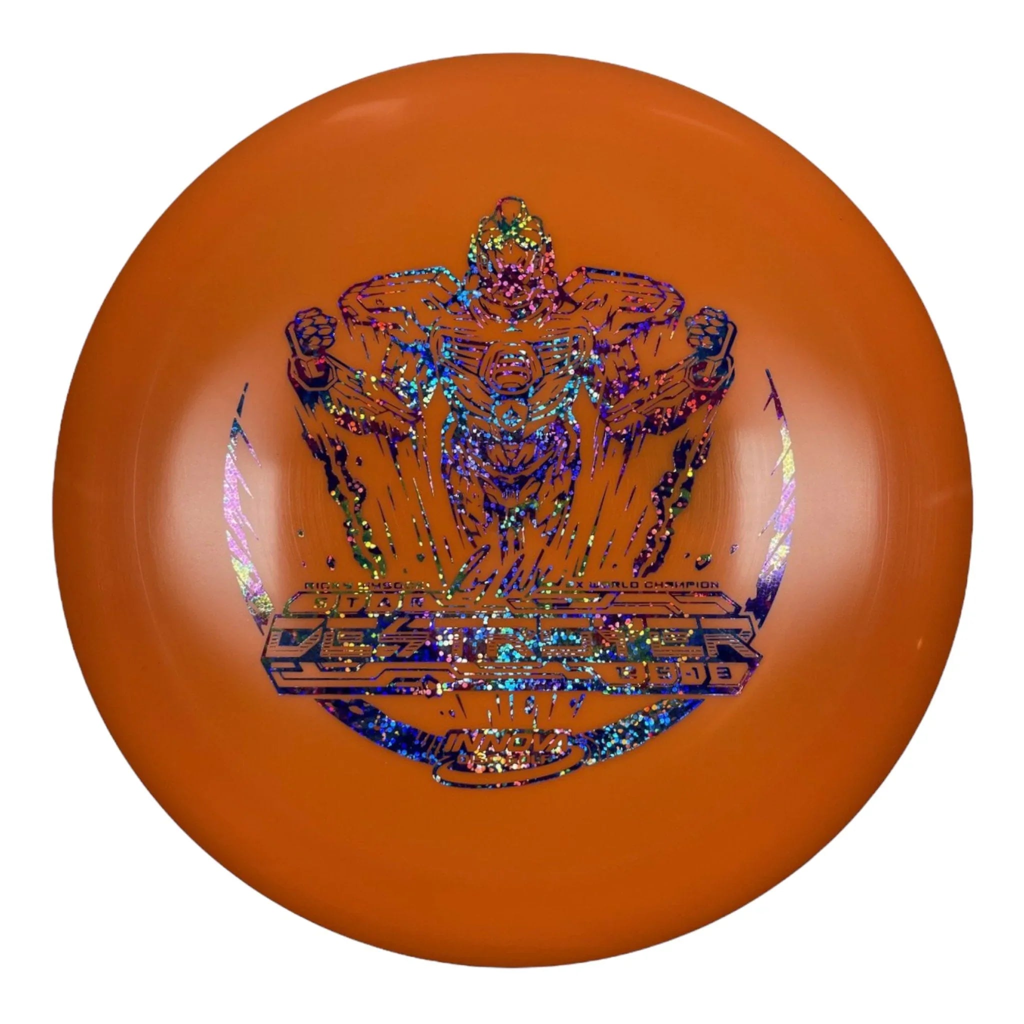 Innova Champion Discs Destroyer | Star | Orange/Rainbow 175g (Sockibot) Disc Golf