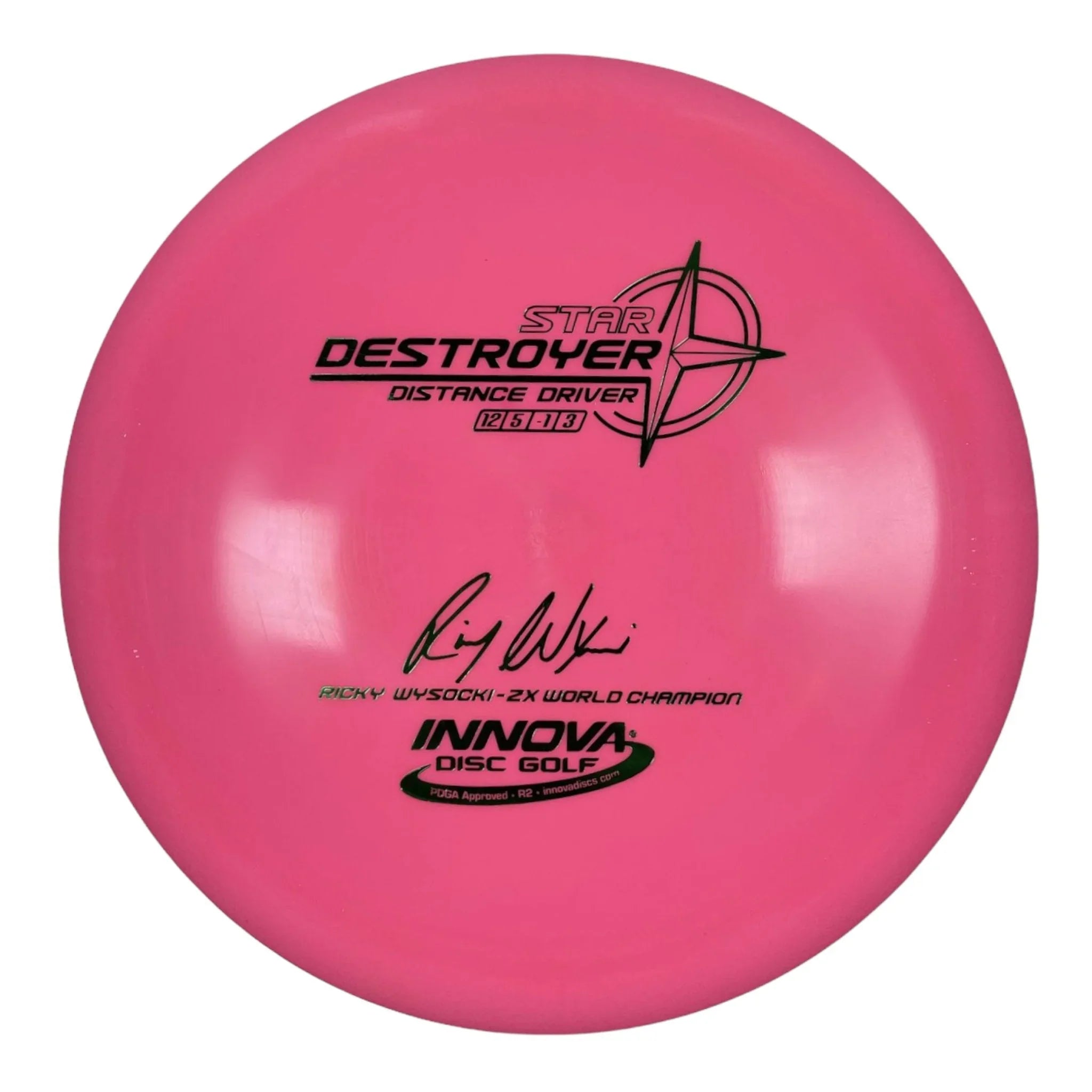 Innova Champion Discs Destroyer | Star | Pink/Green 166g (Ricky Wysocki) Disc Golf