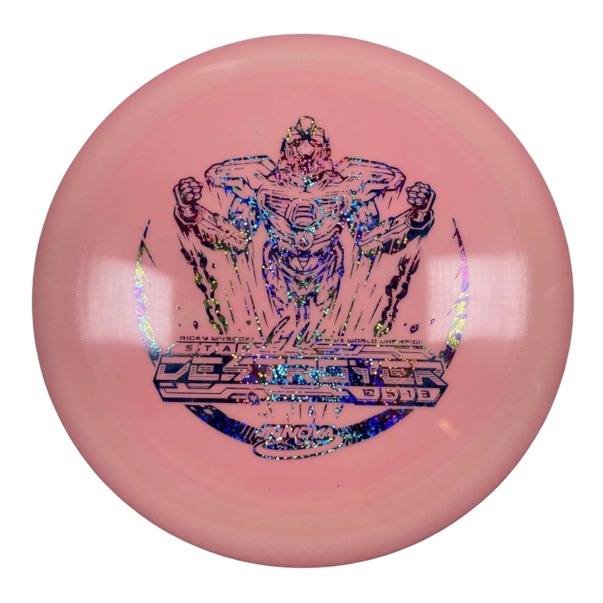 Innova Champion Discs Destroyer | Star | Pink/Rainbow 168g (Sockibot) Disc Golf