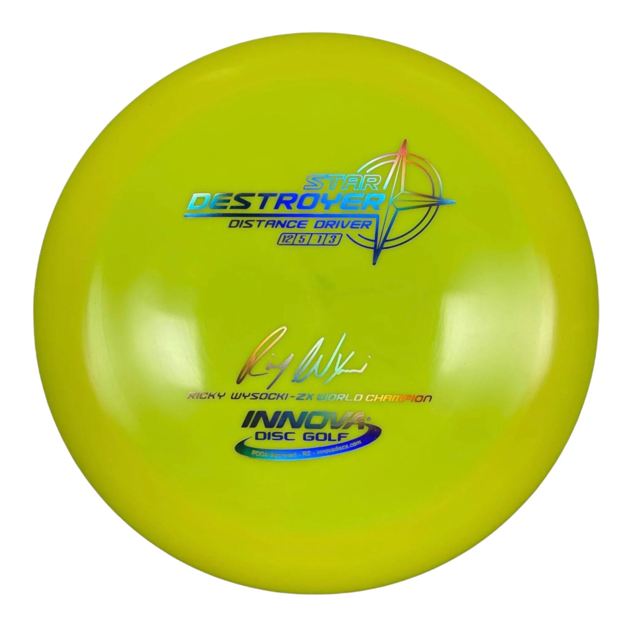Innova Champion Discs Destroyer | Star | Yellow/Holo 172g (Ricky Wysocki) Disc Golf