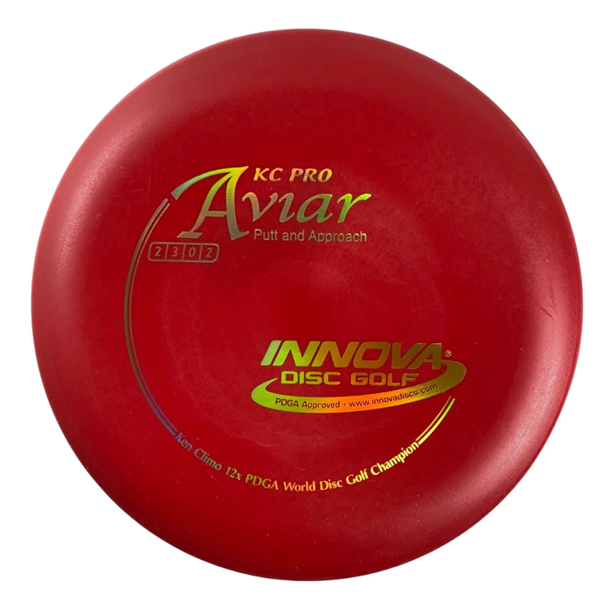 Innova Champion Discs KC Aviar | KC Pro | Red/Gold 175g Disc Golf