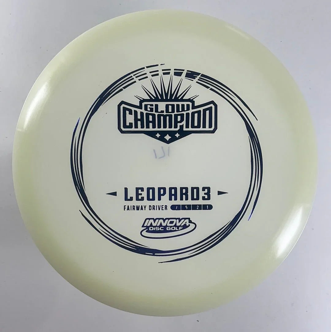Innova Champion Discs Leopard3 | Champion Glow | Glow/Blue 171 - 173g Disc Golf