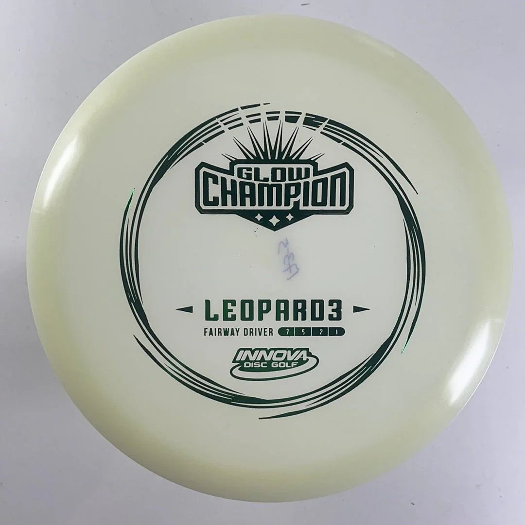 Innova Champion Discs Leopard3 | Champion Glow | Glow/Green 172 - 173g Disc Golf