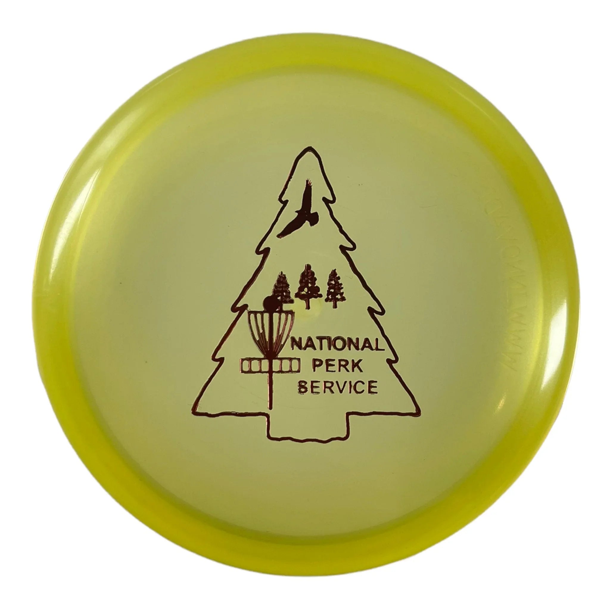 Innova Champion Discs National Perks Service Mini Marker Disc | Champion Luster | Yellow Disc Golf