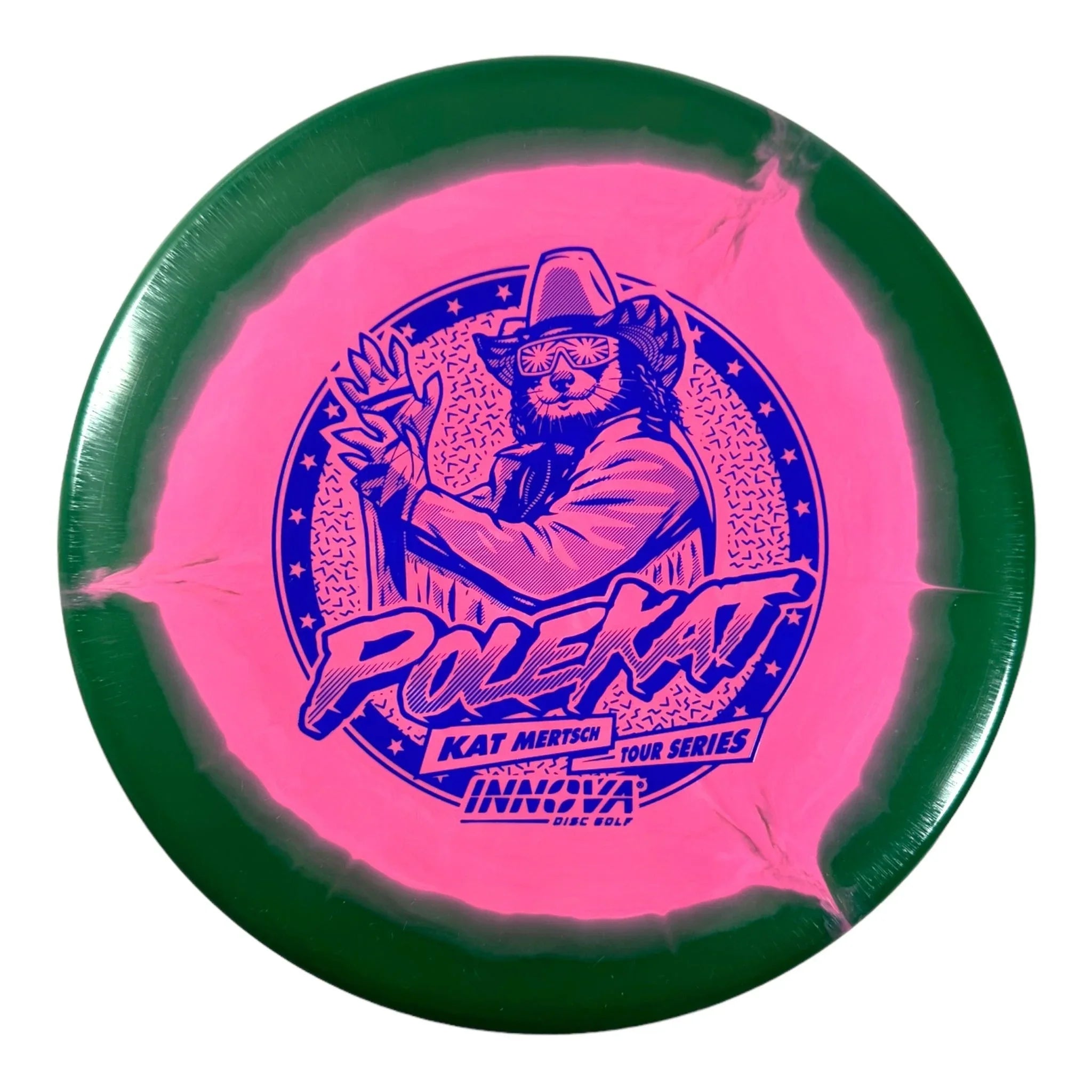 Innova Champion Discs Polecat | Halo | Pink/Green/Blue 173g (Kat Mertsch) Disc Golf
