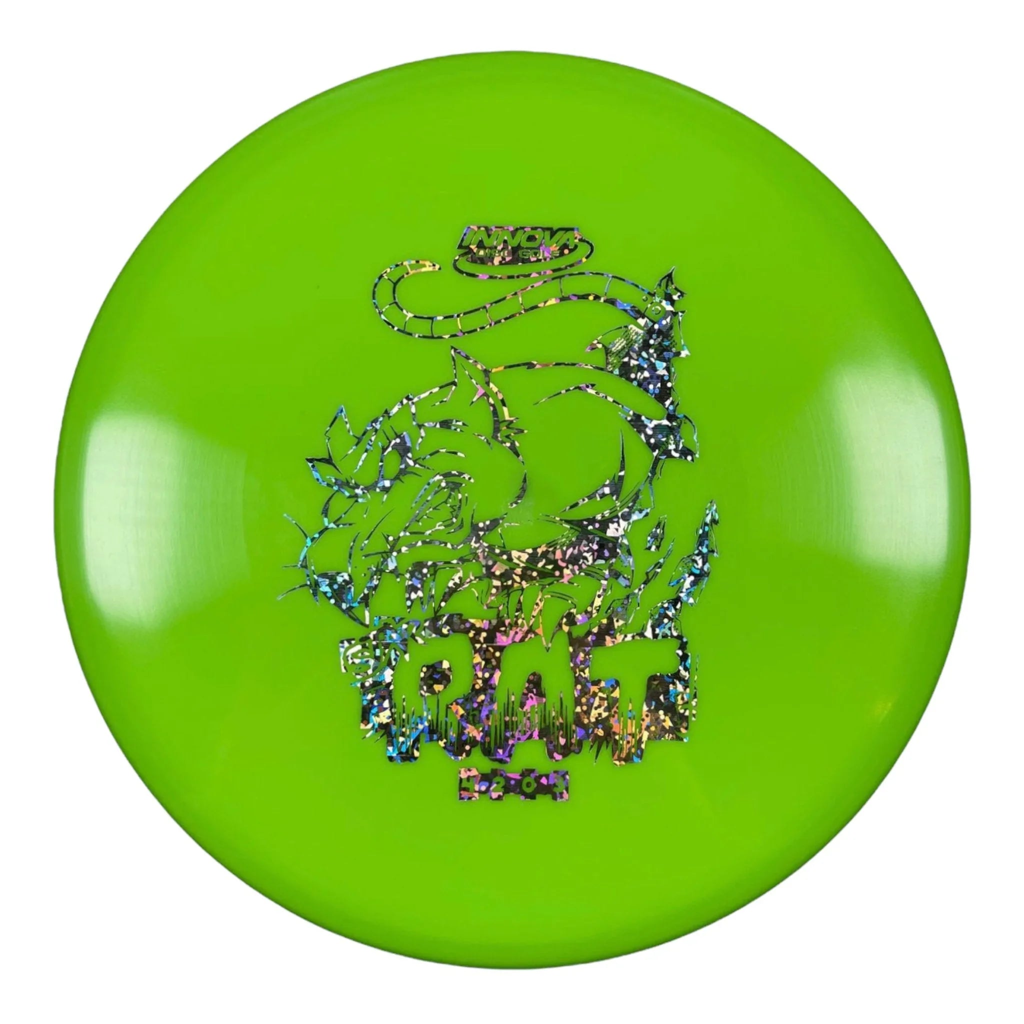 Innova Champion Discs Rat | Star | Green/Holo 170g Disc Golf