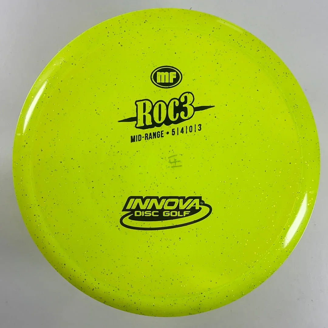 Innova Champion Discs Roc3 | Metal Flake | Green/Purple 171g Disc Golf
