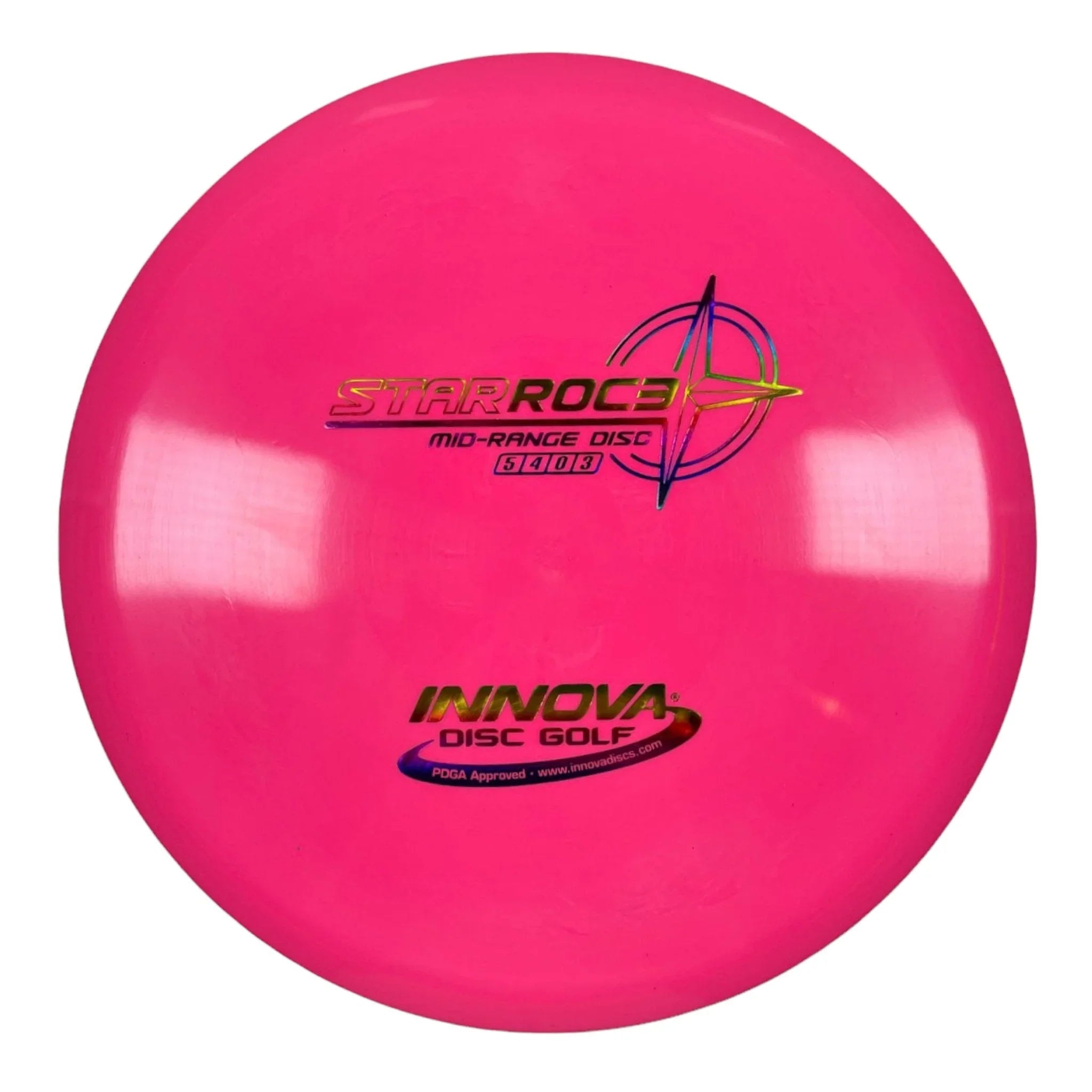 Innova Champion Discs Roc3 | Star | Pink/Rainbow 177g Disc Golf