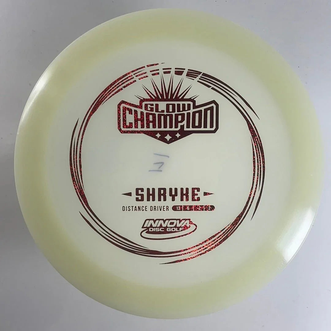Innova Champion Discs Shryke | Champion Glow | Glow/Red 171 - 173g Disc Golf