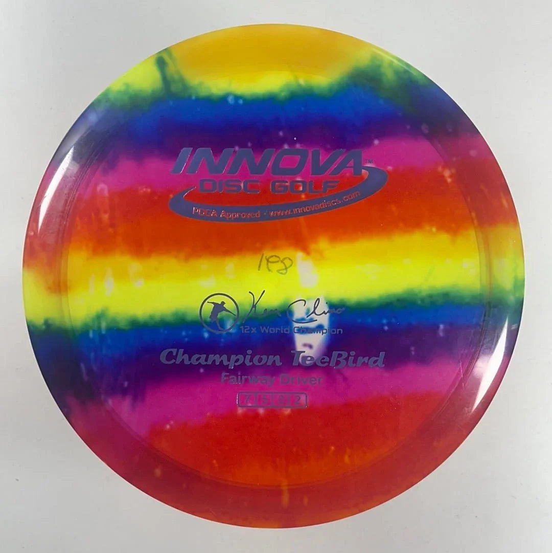 Innova Champion Discs Teebird | Champion I - Dye | Rainbow/Purple 168g Disc Golf