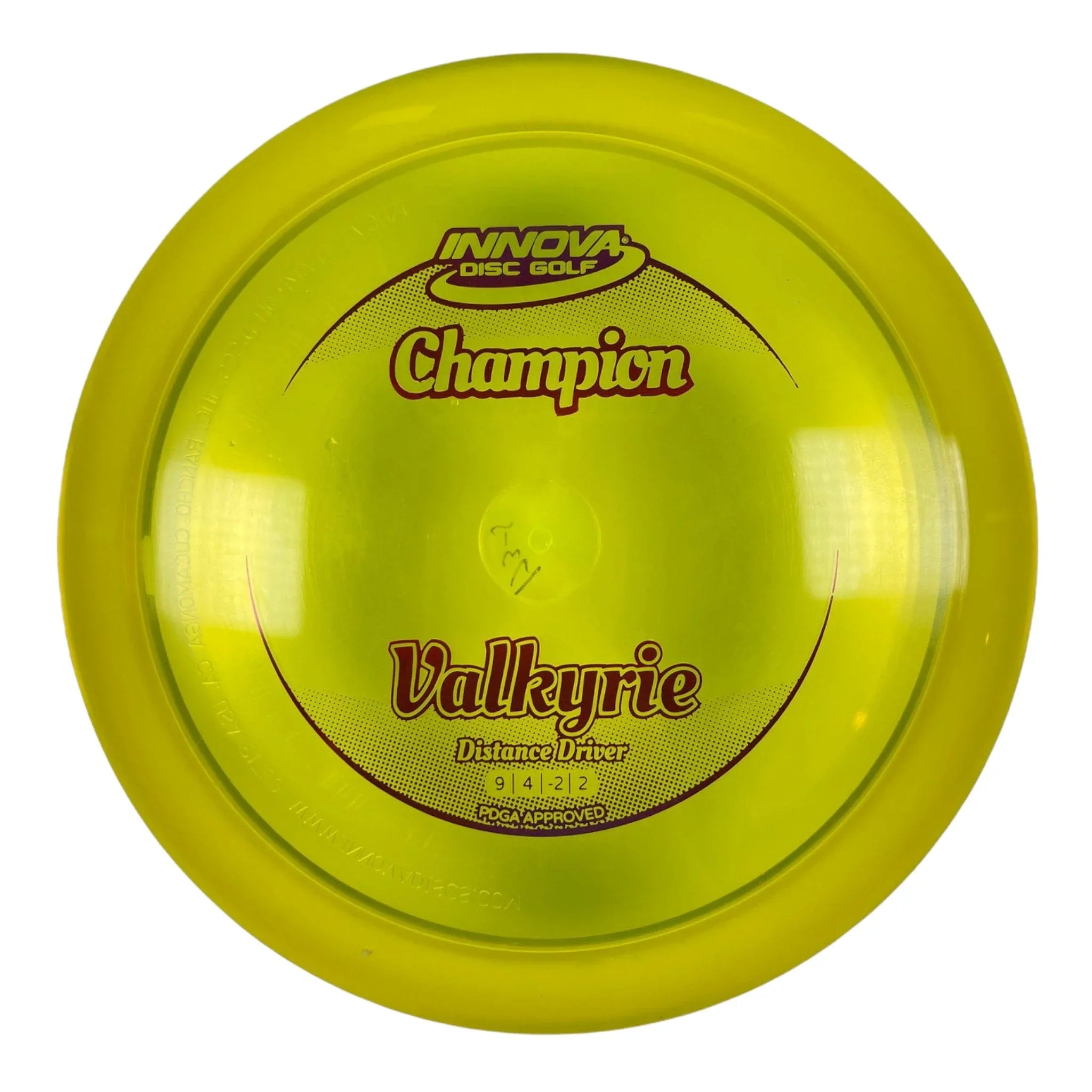 Innova Champion Discs Valkyrie | Champion | Yellow/Red 175g Disc Golf