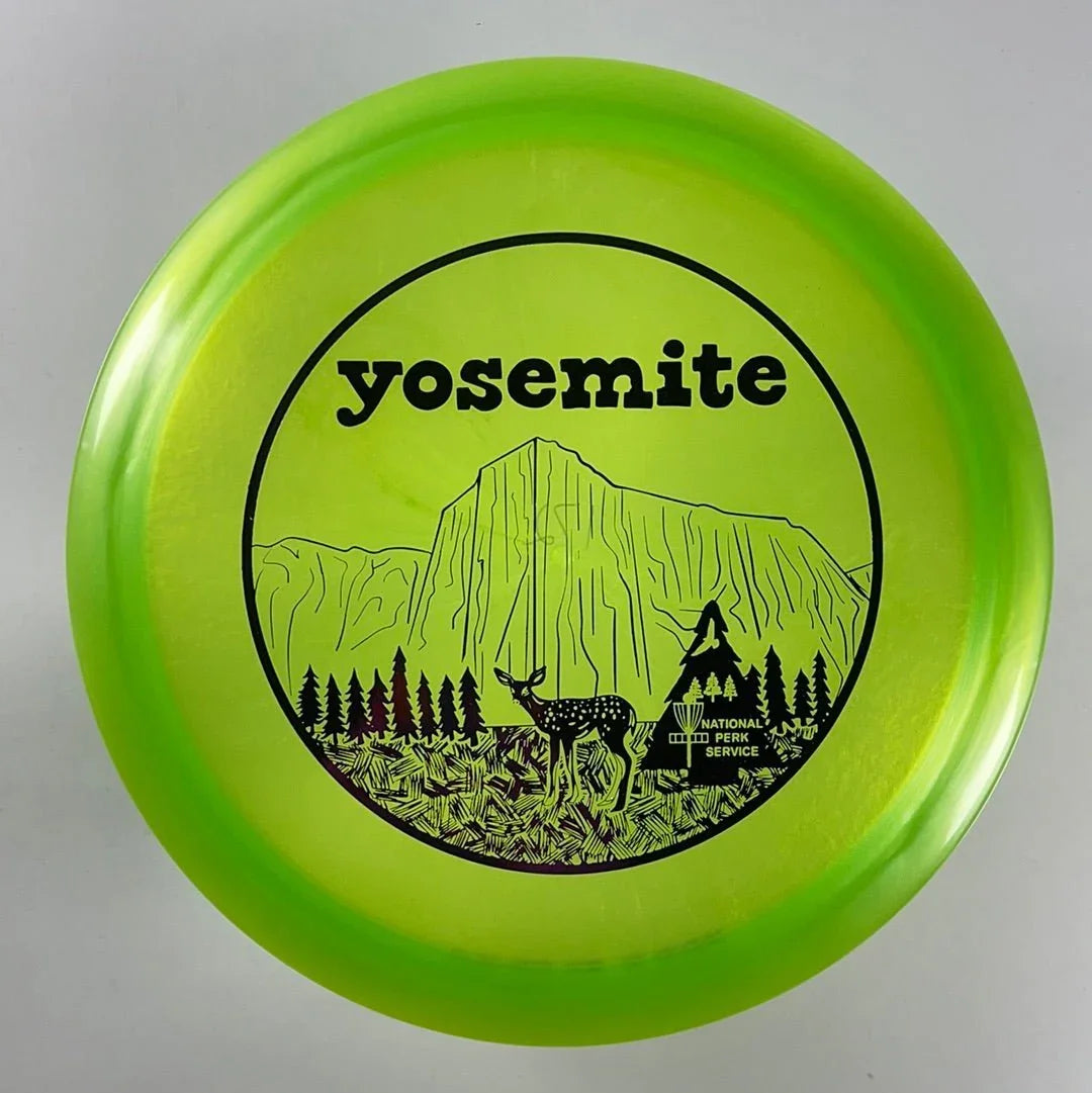Innova Champion Discs Yosemite - Teebird3 | Luster | Green/Purple 172g (Run 2) 30/50 Disc Golf