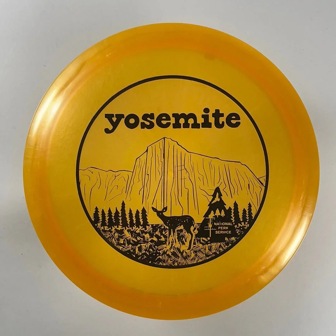 Innova Champion Discs Yosemite - Teebird3 | Luster | Orange/Black 171g (Run 2) 50/50 Disc Golf