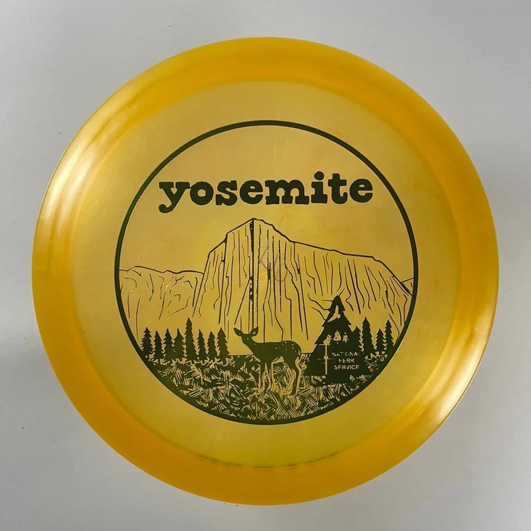 Innova Champion Discs Yosemite - Teebird3 | Luster | Orange/Green 170g (Run 2) 33/50 Disc Golf