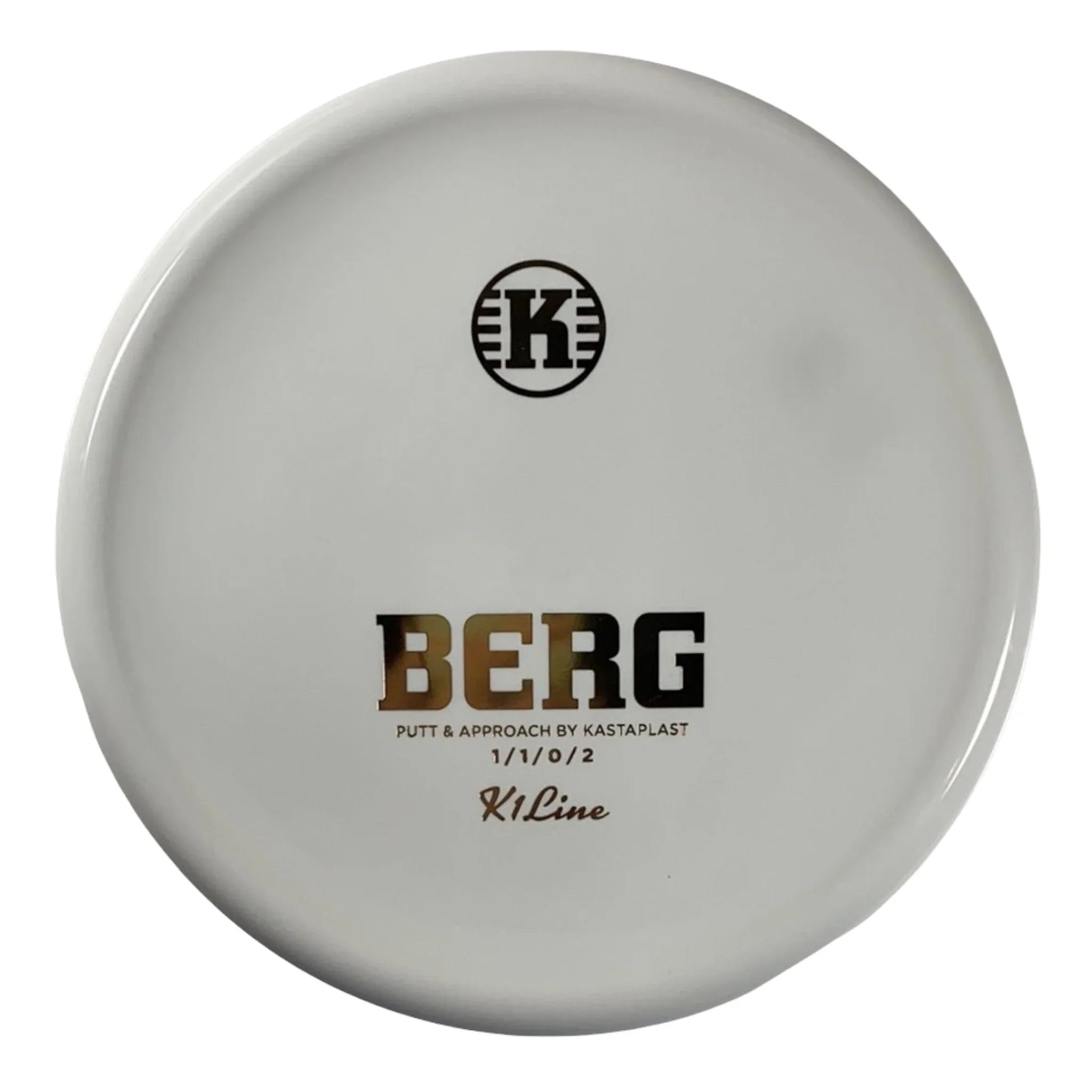Kastaplast Berg | K1 | White/Gold 174 - 175g Disc Golf