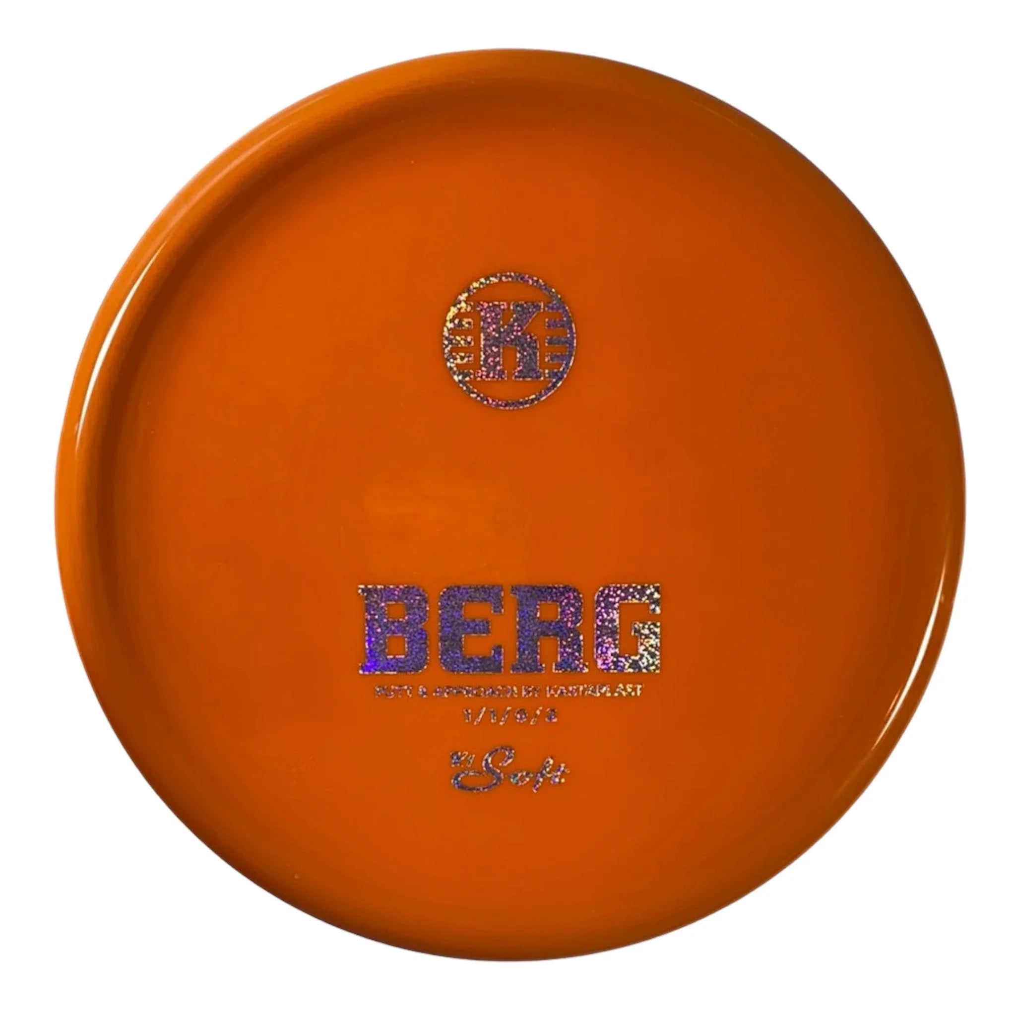 Kastaplast Berg | K1 Soft | Orange/Holo 171 - 172g Disc Golf